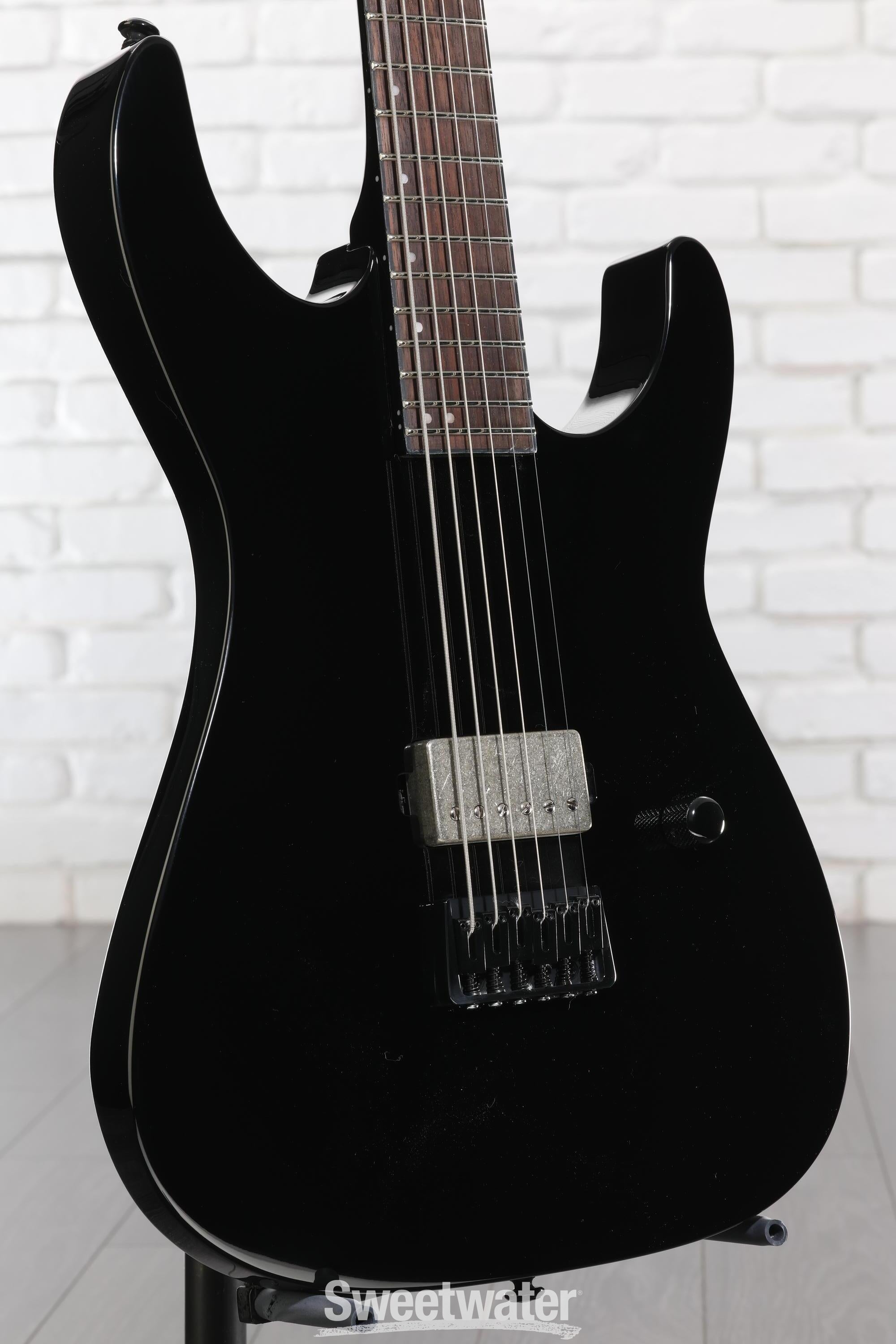 Photo of ESP LTD M-201B Baritone Electric Guitar - Black