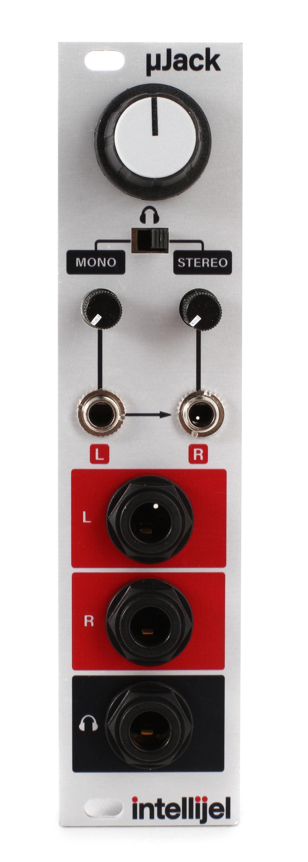 Intellijel uJack Eurorack Headphone and Stereo Line Out Module