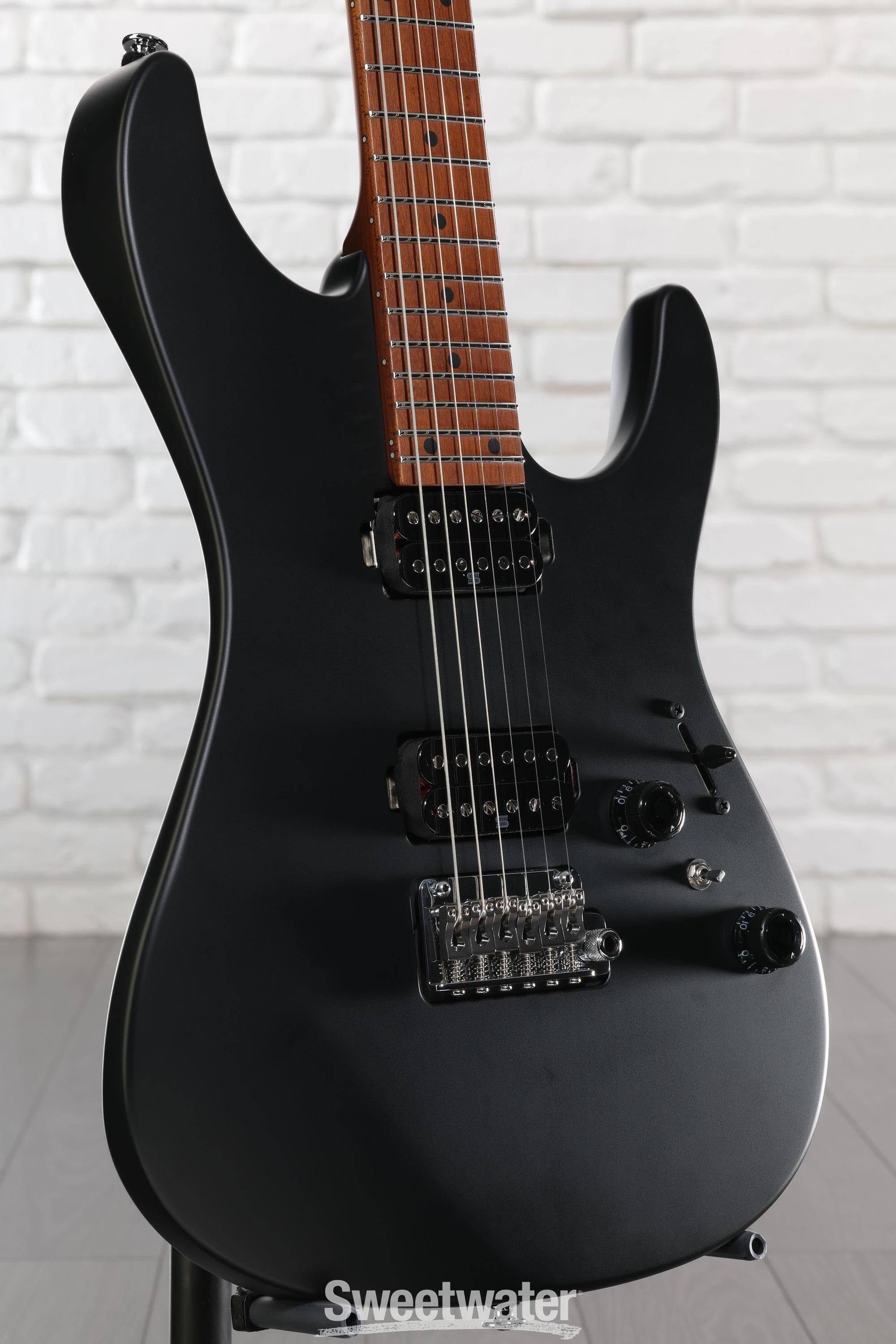 Ibanez Prestige AZ2402 Electric Guitar - Black Flat | Sweetwater