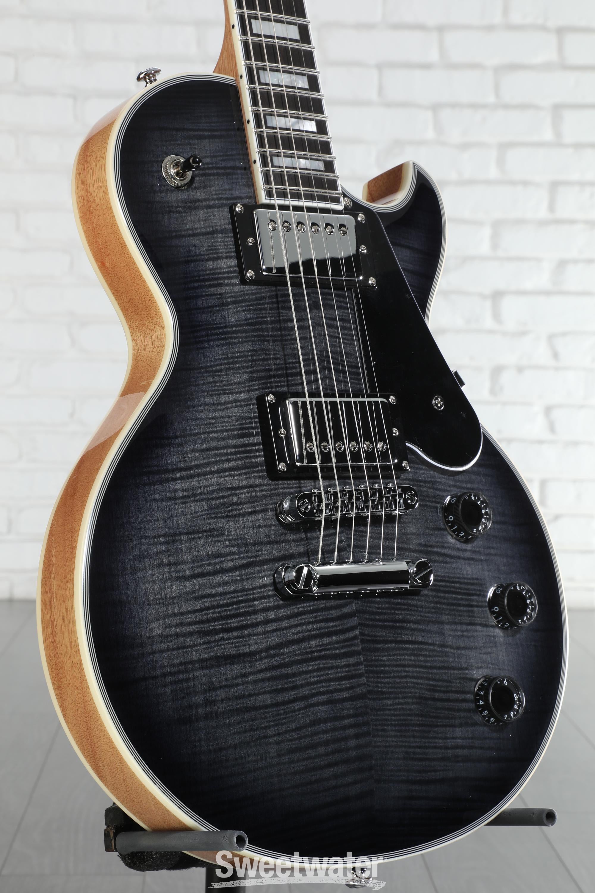Schecter Solo-II Custom Electric Guitar - Trans Black Burst