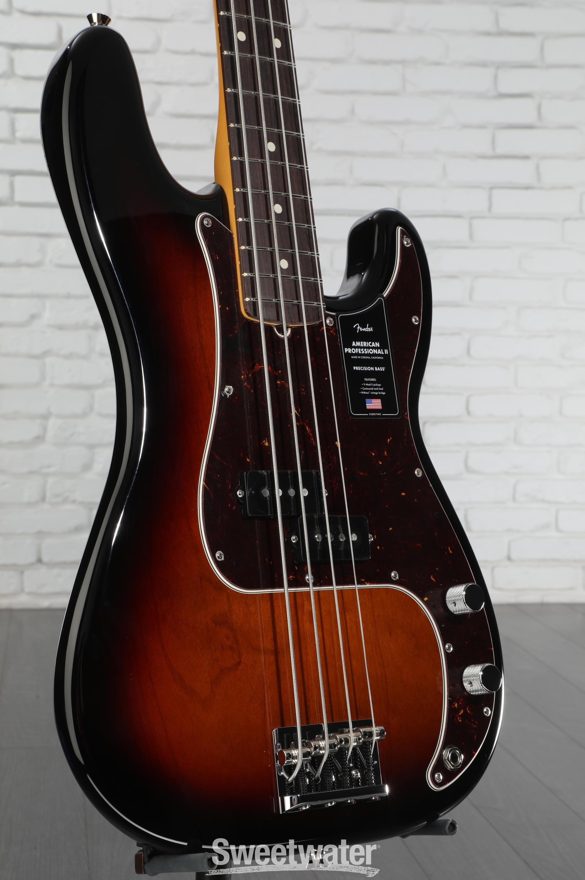 Fender American Professional II Precision Bass Guitar - 3