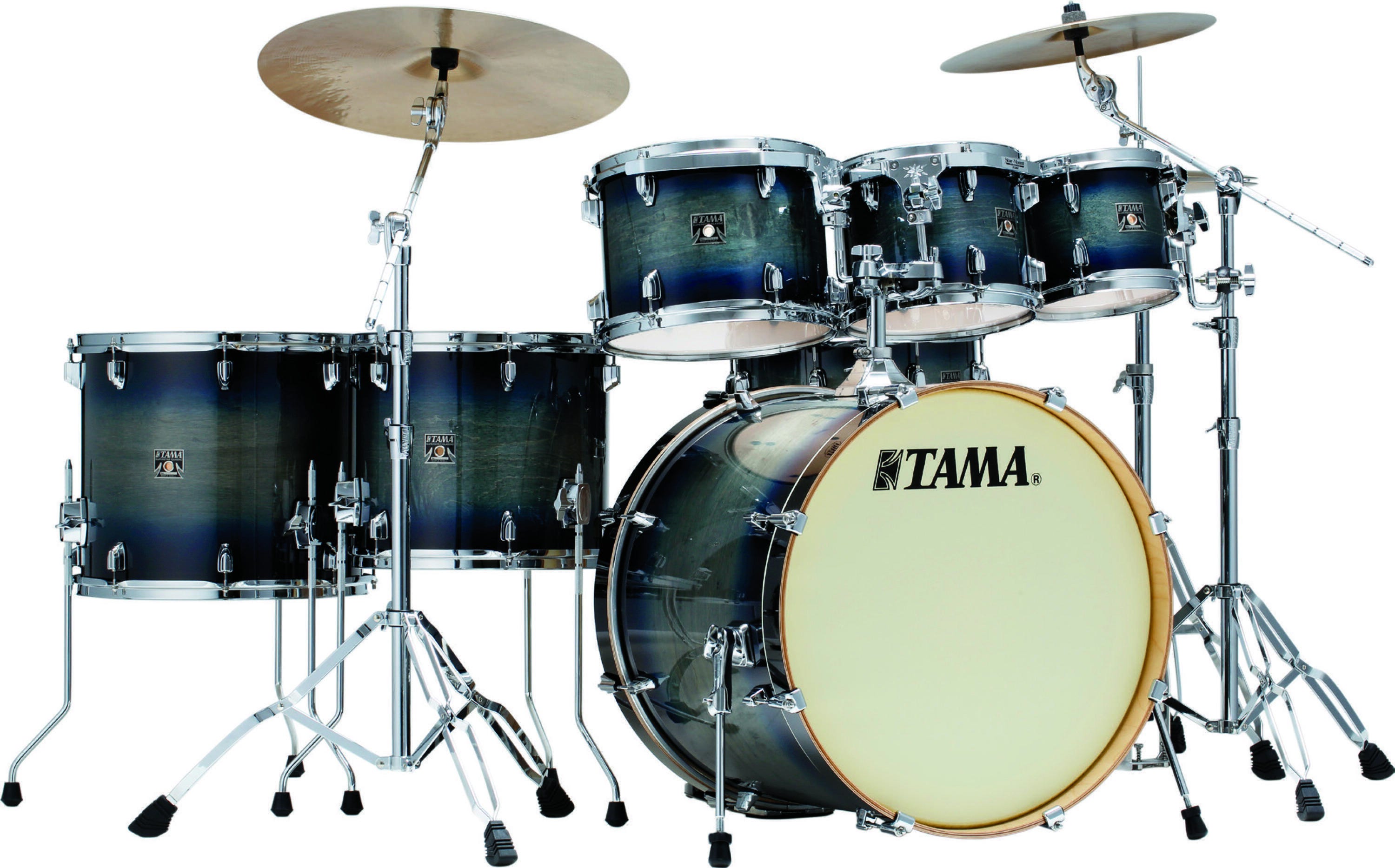 Tama Superstar Classic CL72S 7-piece Shell Pack with Snare Drum - Dark  Indigo Burst