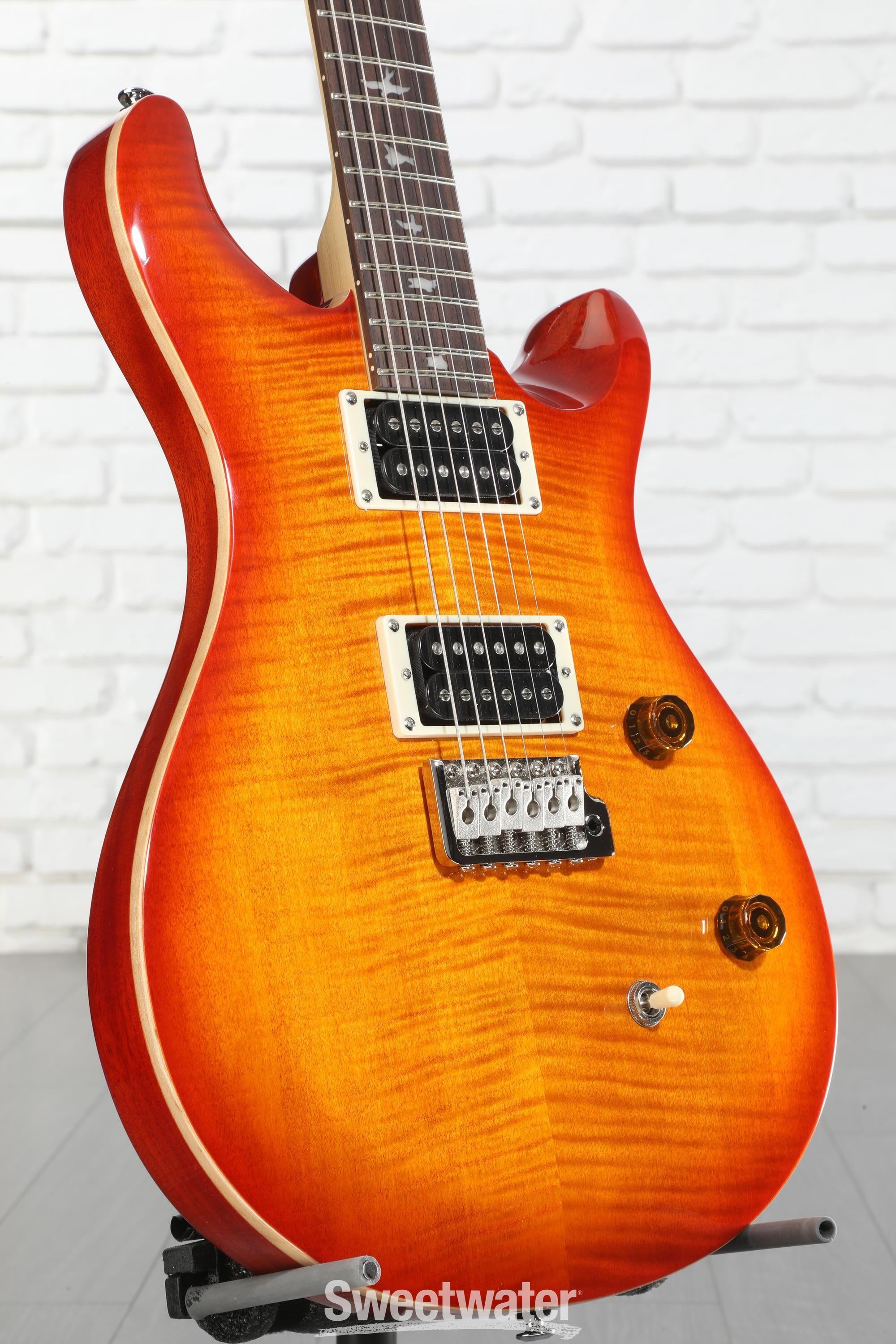 ギター PRS SE CE24 PRS SE CE24 Satin Electric Guitar, Metallic Silver – Elderly