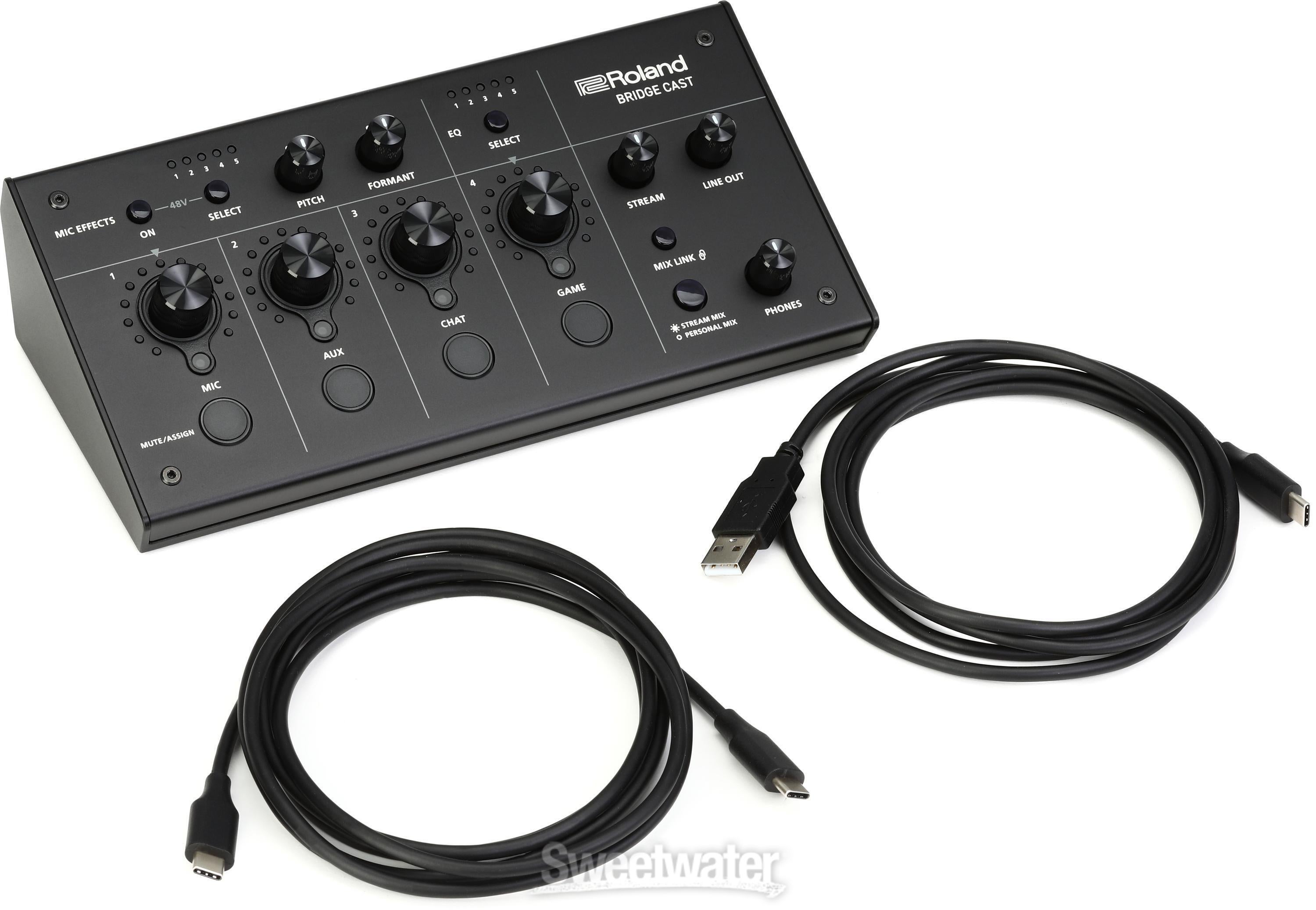 Roland Bridge Cast Dual-bus Gaming Audio Mixer Reviews | Sweetwater