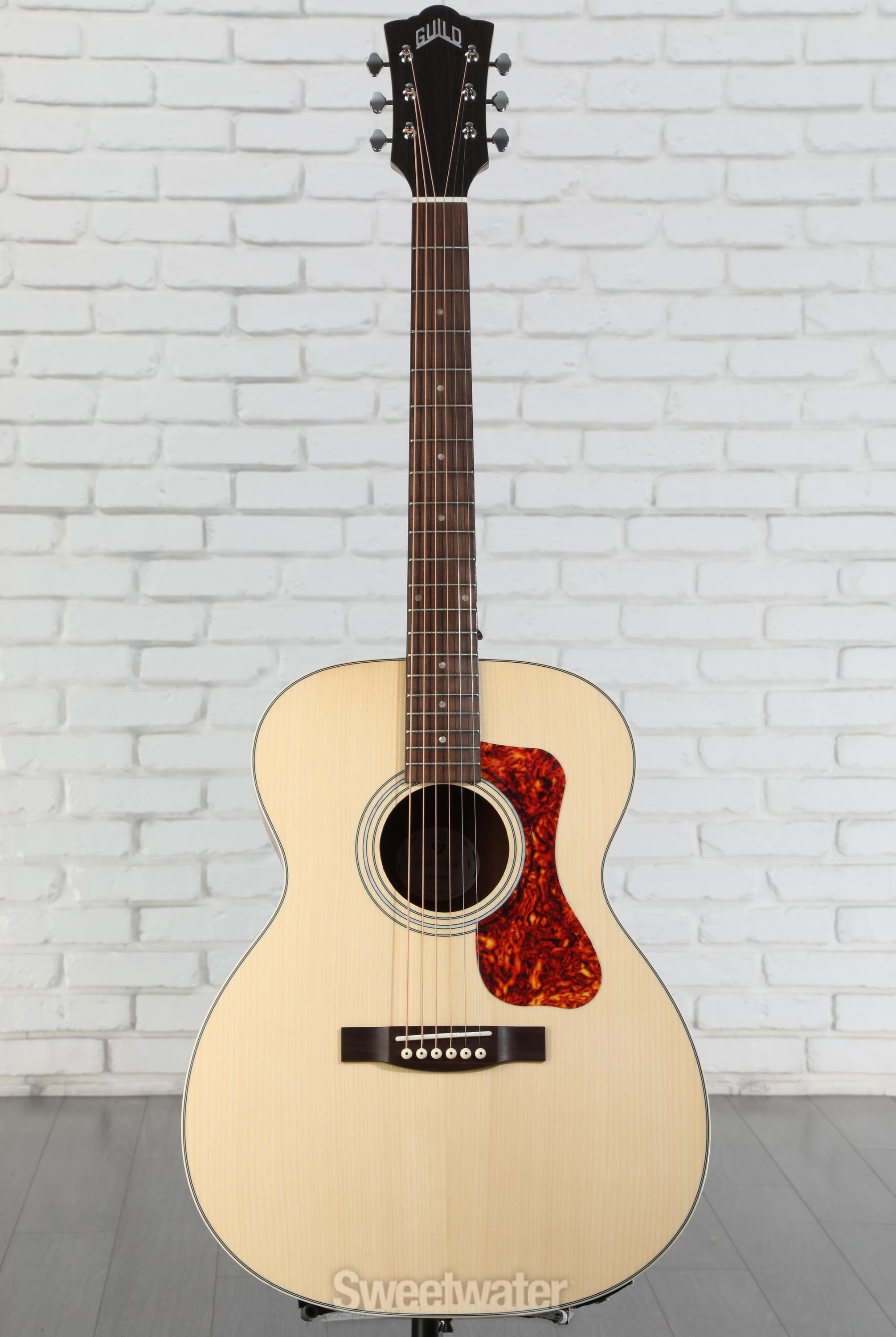 GUILD OM-240E エレアコ Guild OM-240E Acoustic-electric Guitar - Natural | Sweetwater