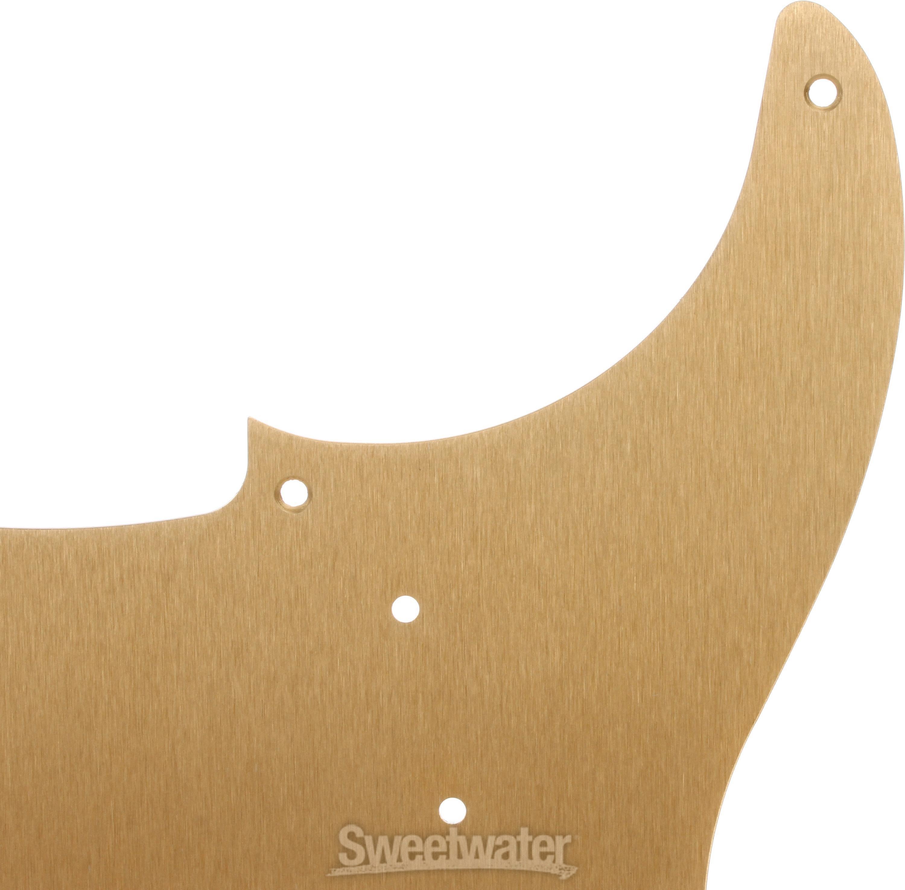 Fender 10-hole '50s Vintage Style P-Bass Pickguard - Anodized Gold