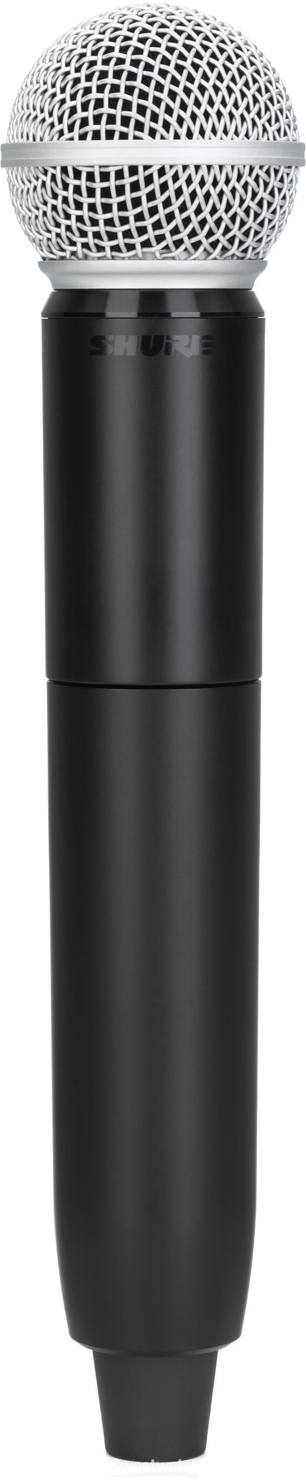 Shure GLXD2+/SM58 Digital Wireless Handheld Transmitter with SM58