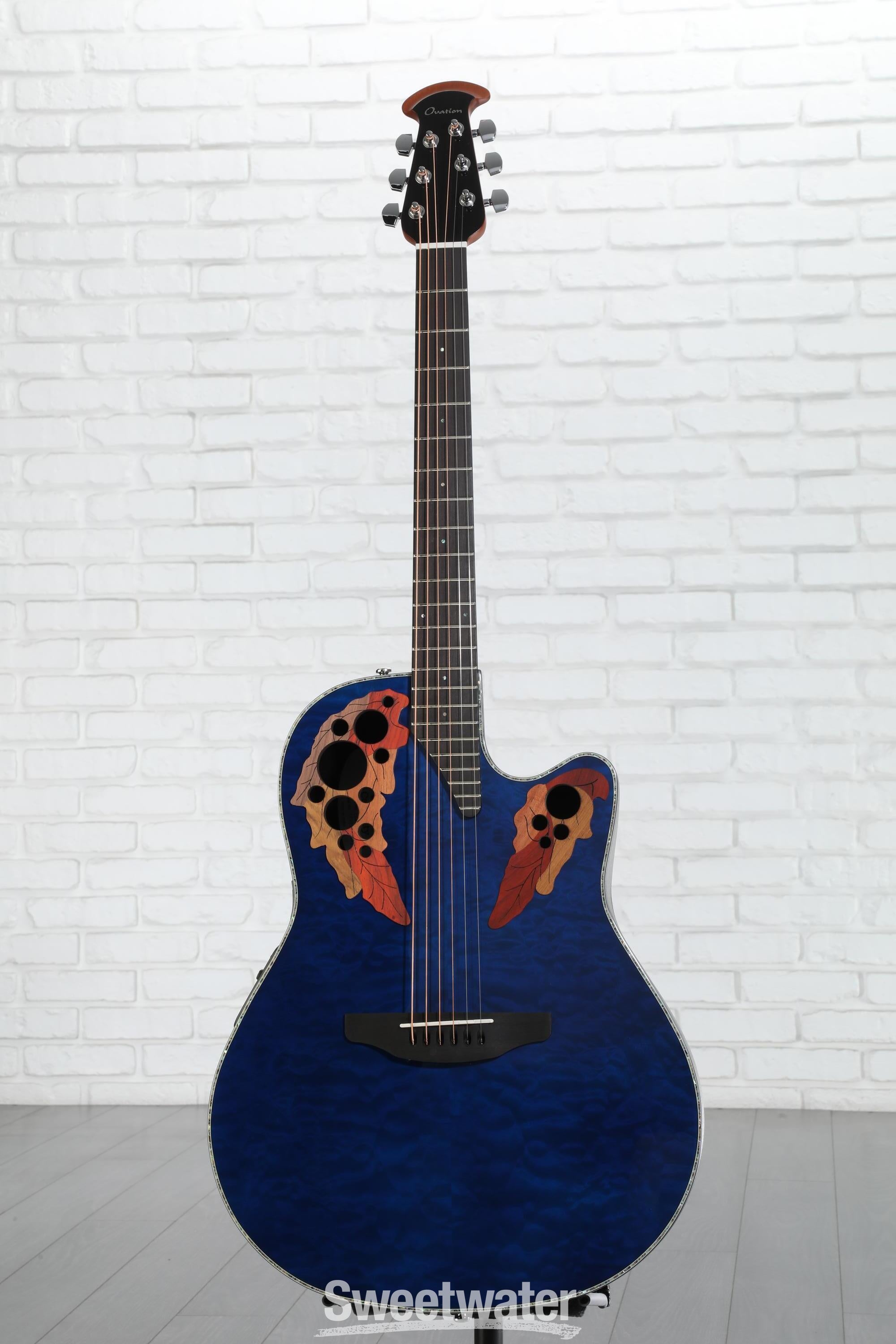 Ovation Celebrity Elite Plus CE44P-8TQ Mid-Depth Acoustic-Electric