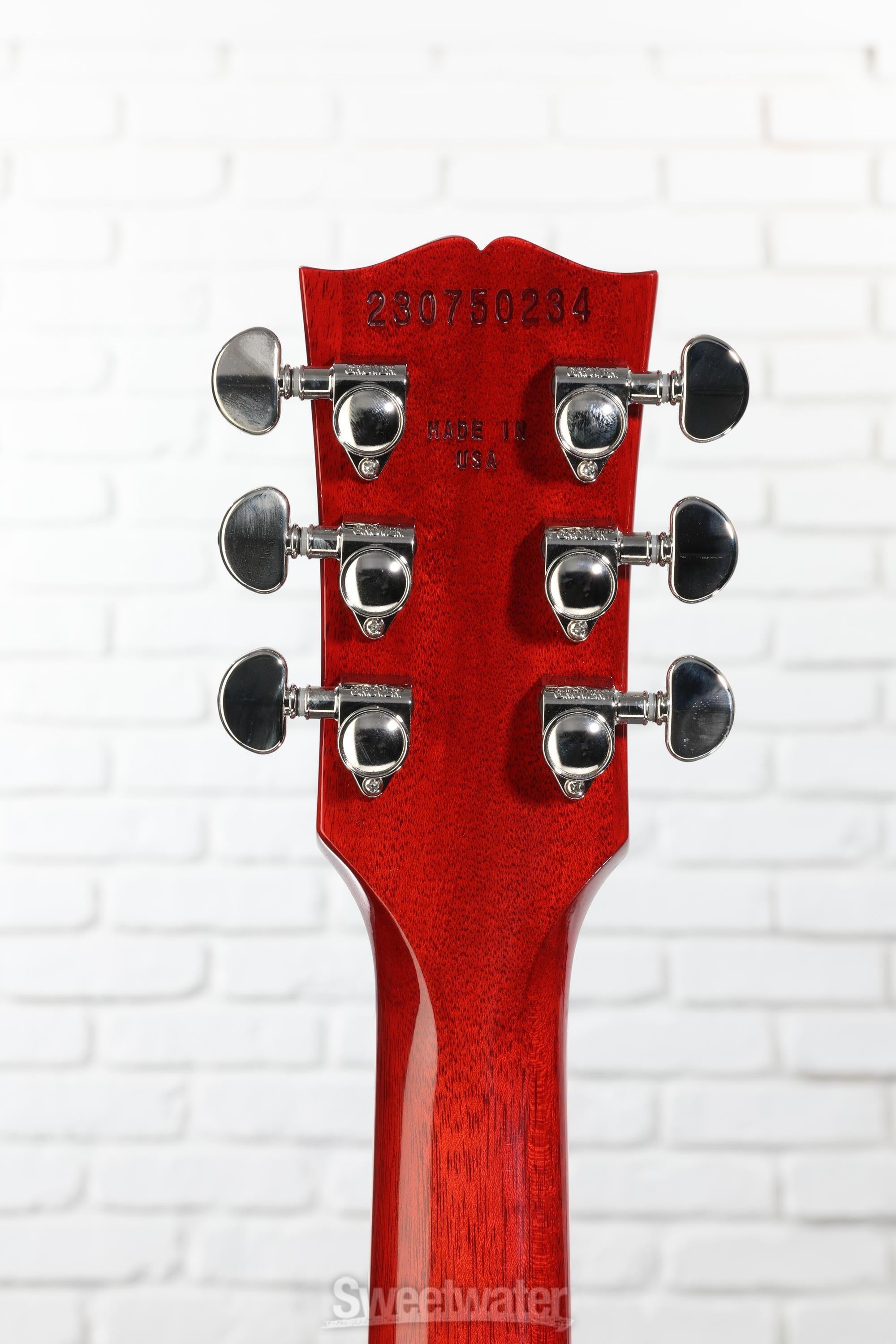 ギター Gibson USA Les Paul Standard 60s Gibson Les Paul Standard '60s Figured Top Electric Guitar Bourbon