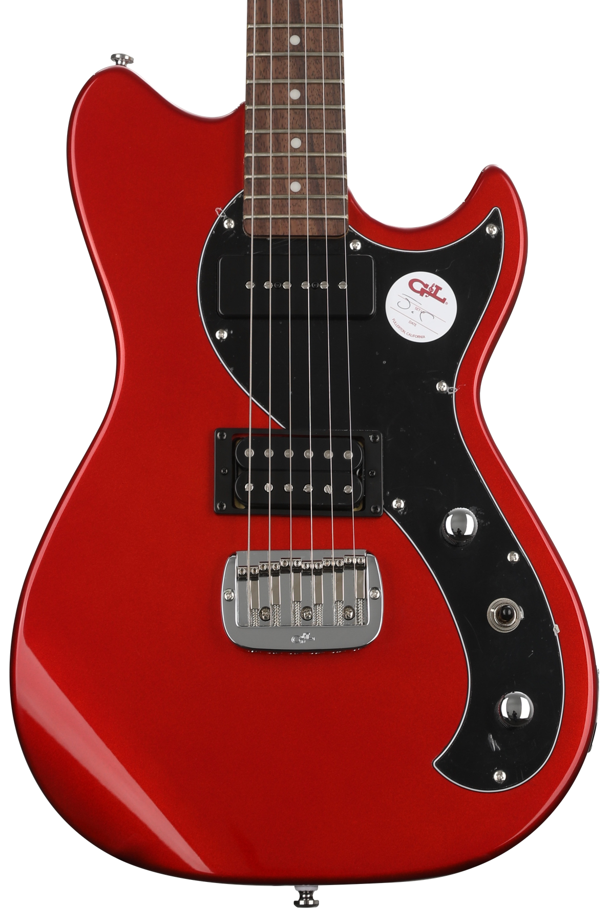 ギター G&L Tribute Series Fallout G&L Tribute Fallout Electric Guitar - Candy Apple Red