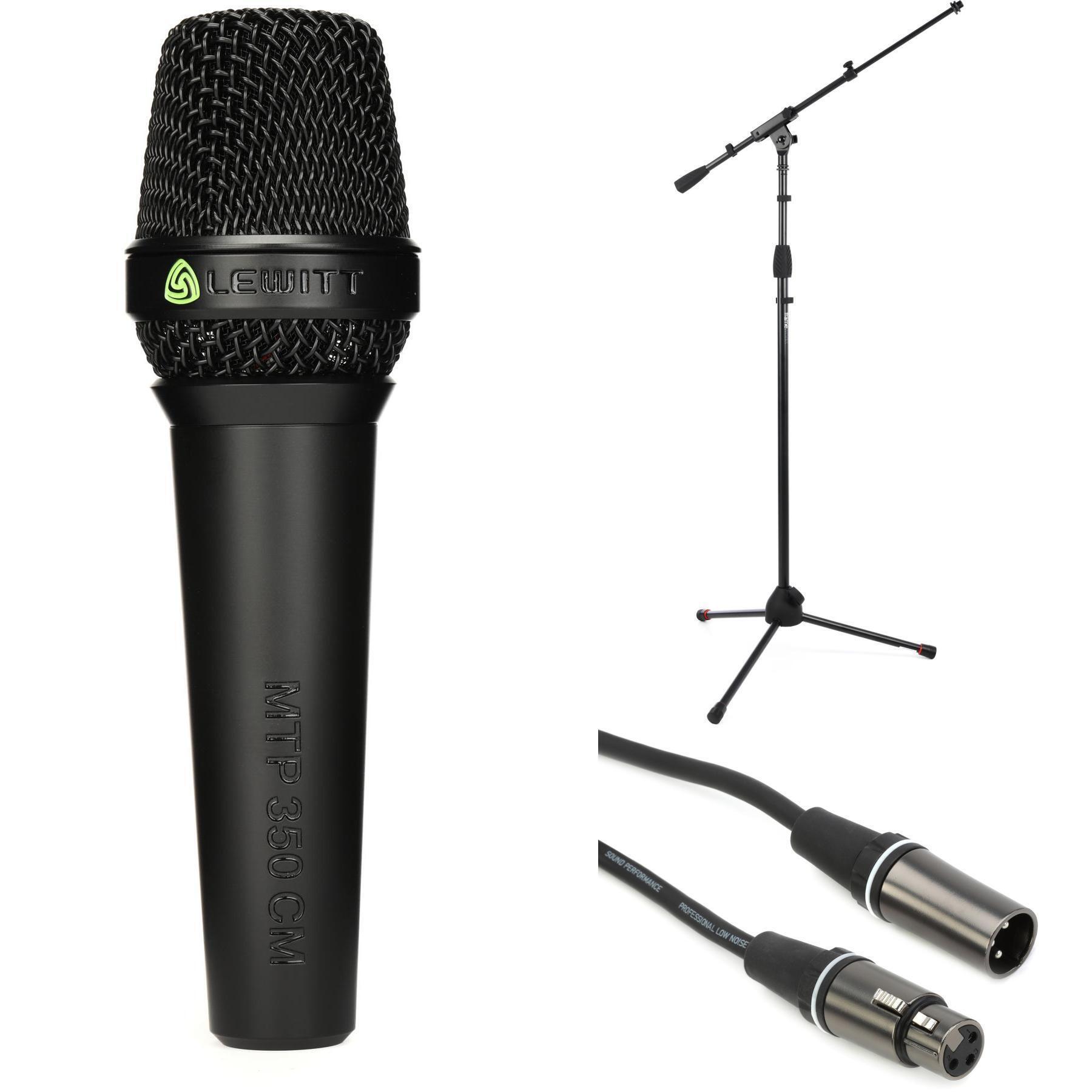 Lewitt MTP 350 CM Handheld Condenser Microphone With Stand and