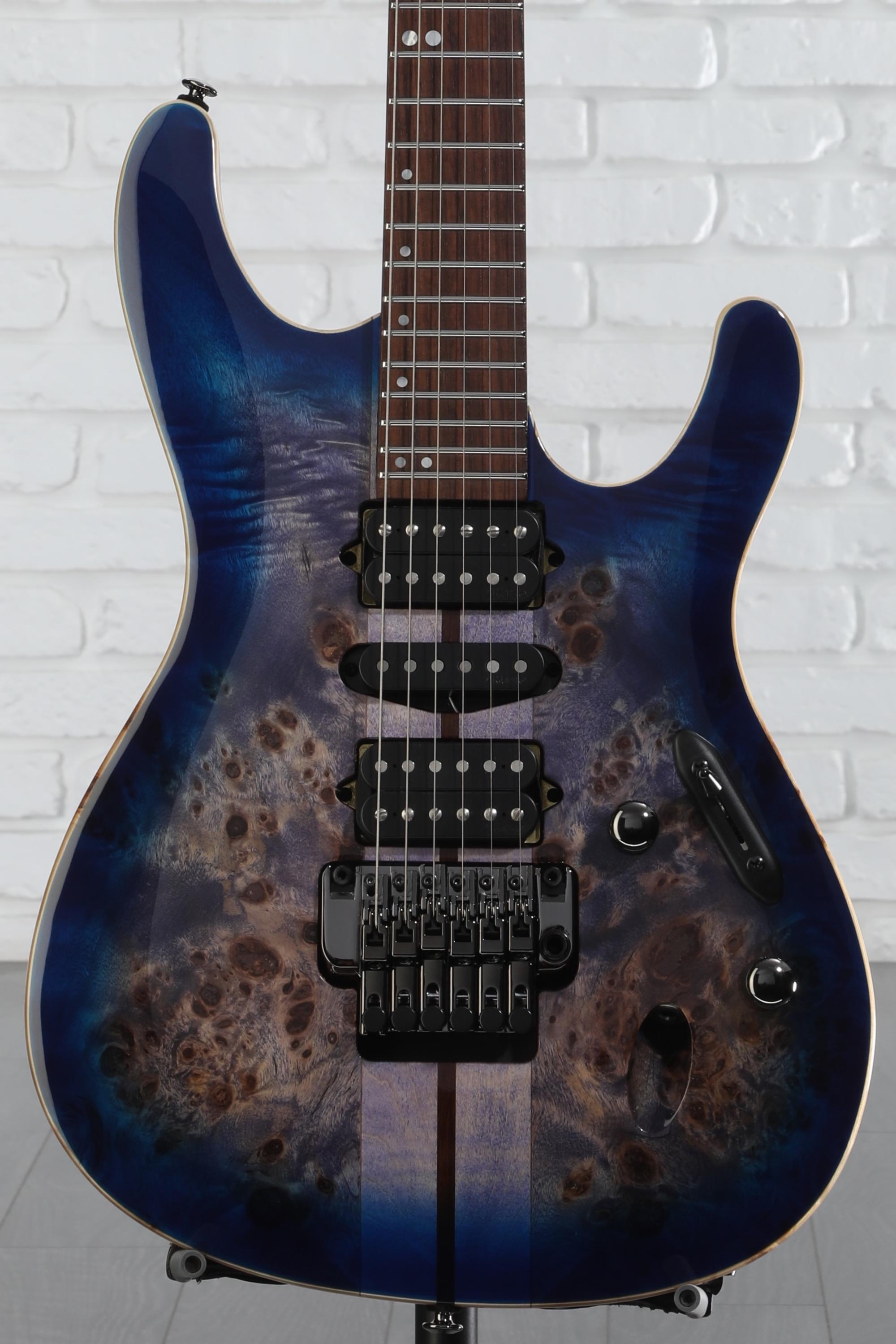 Ibanez Premium S1070PBZ Electric Guitar - Cerulean Blue