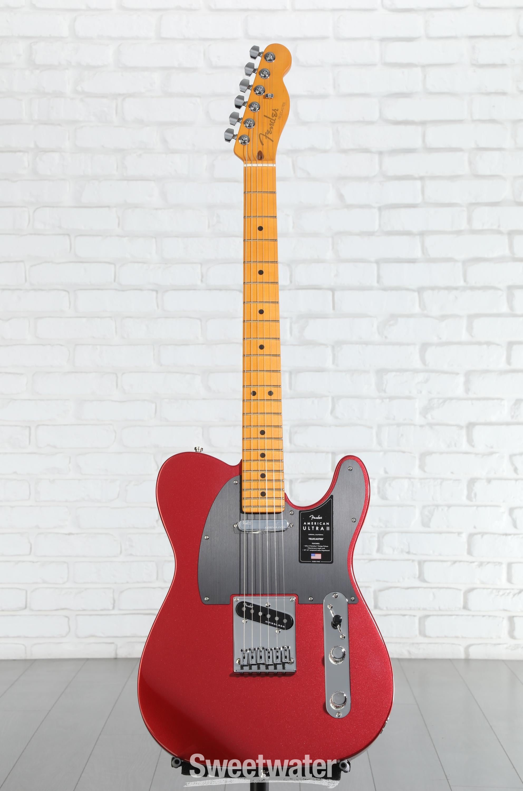 Fender American Ultra II Telecaster Electric Guitar - Sinister Red