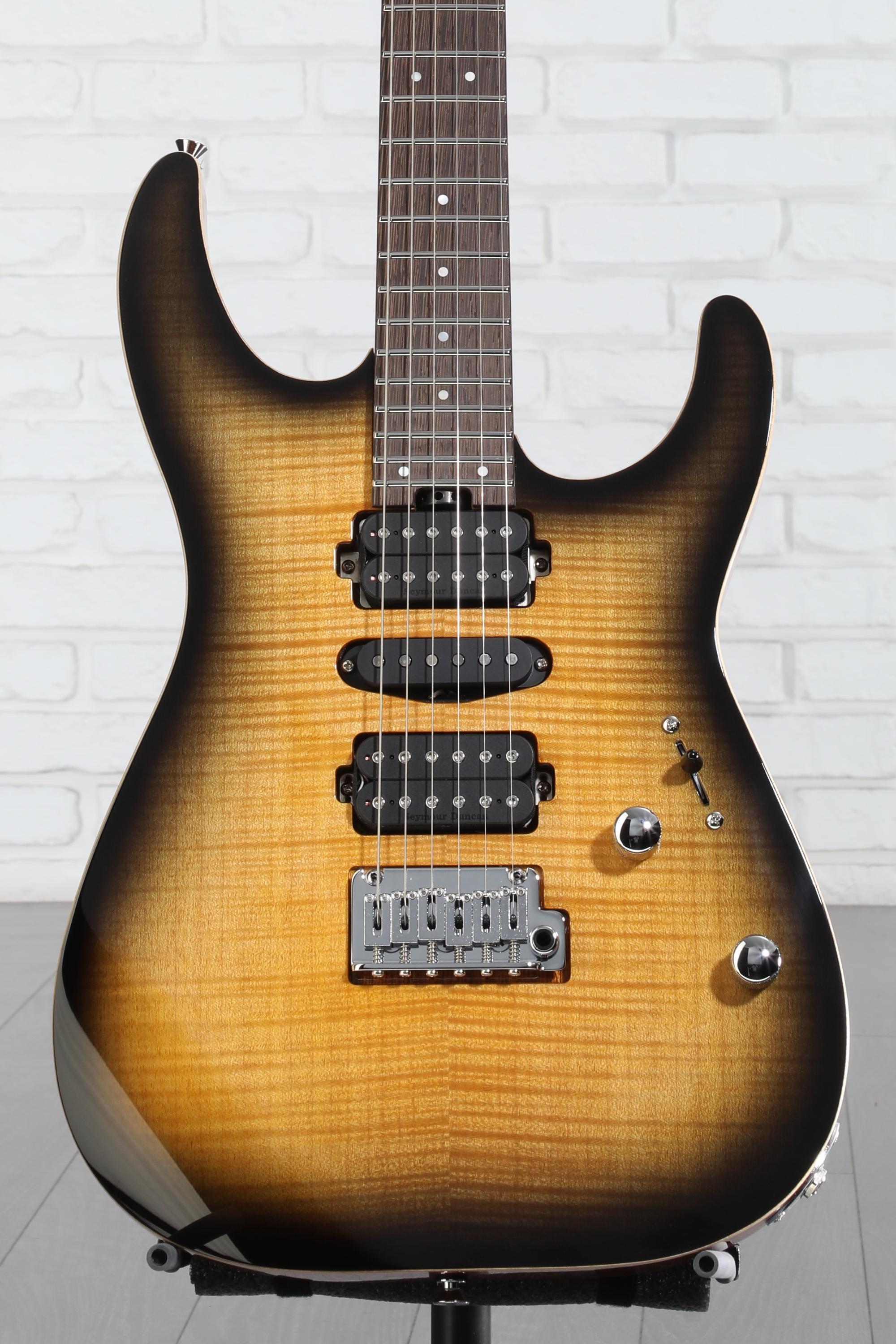 Charvel MJ DK24 HSH 2PT Electric Guitar - Antique Burst | Sweetwater