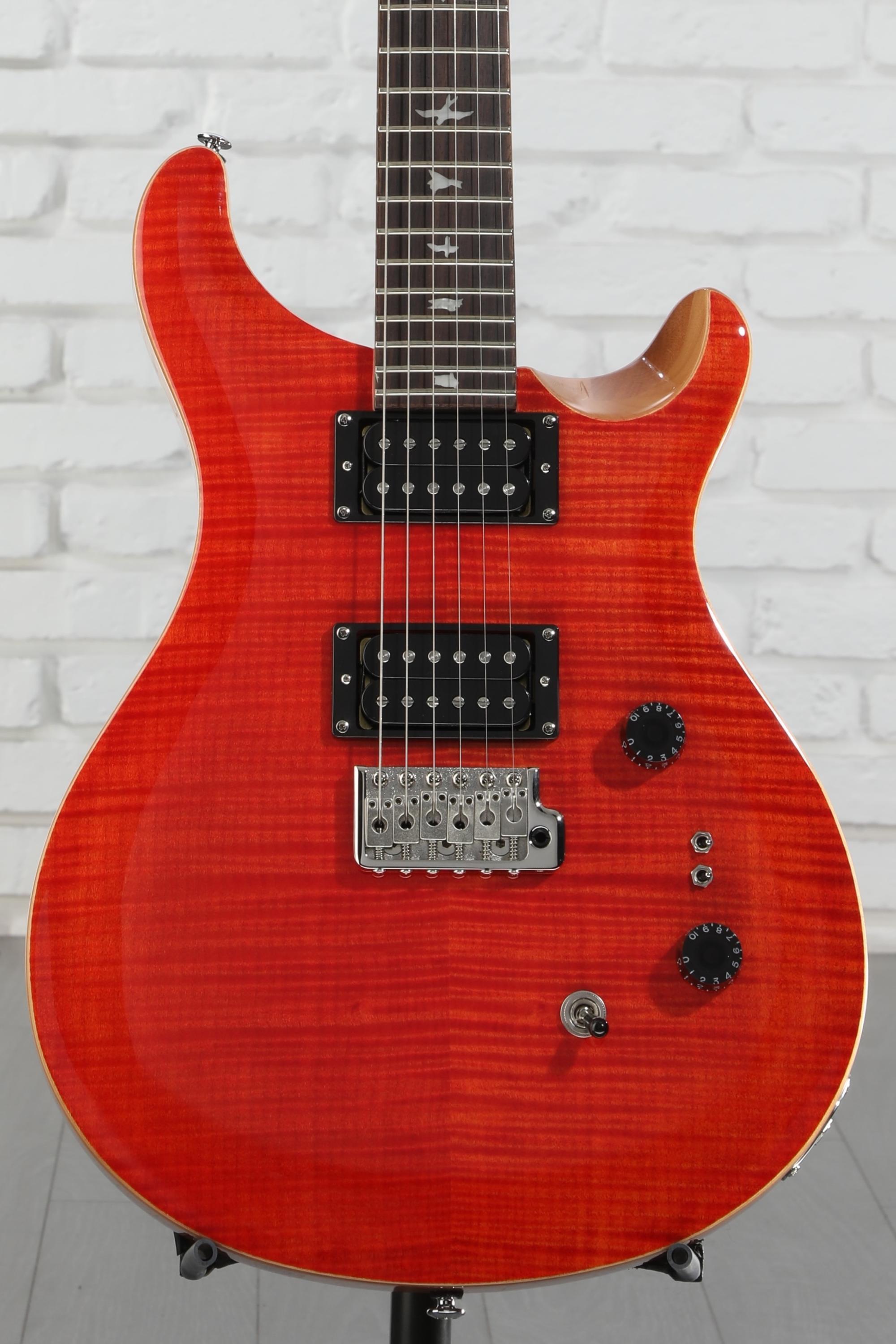 PRS SE Custom 24-08 Electric Guitar - Blood Orange | Sweetwater