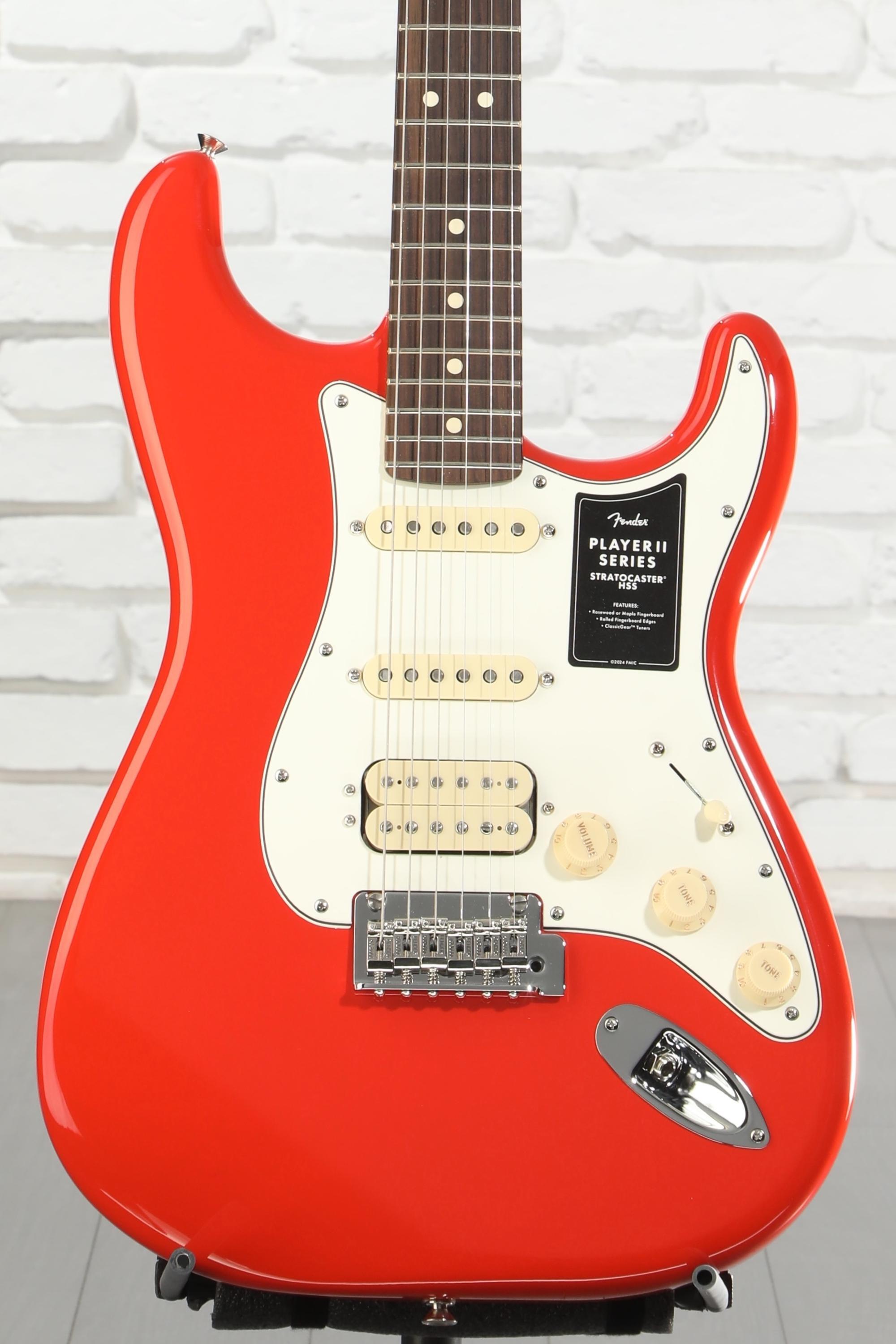 Fender Player II Stratocaster HSS Electric Guitar - Coral Red