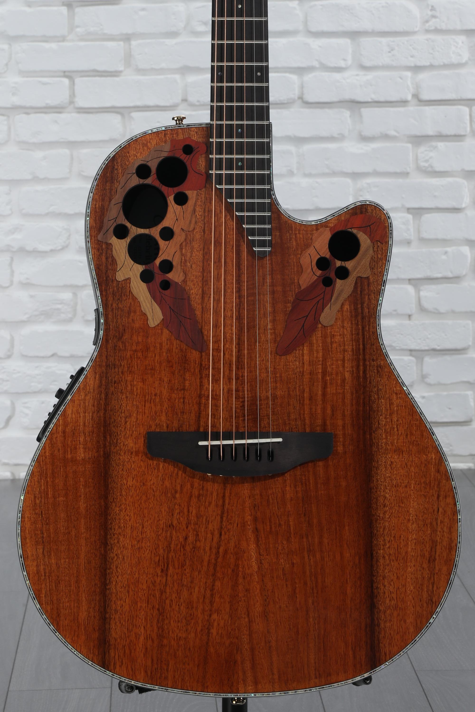 Ovation Celebrity CE44P-FKOA ハワイアンコア Ovation Celebrity Elite Plus CE44P-FKOA Mid-Depth Acoustic