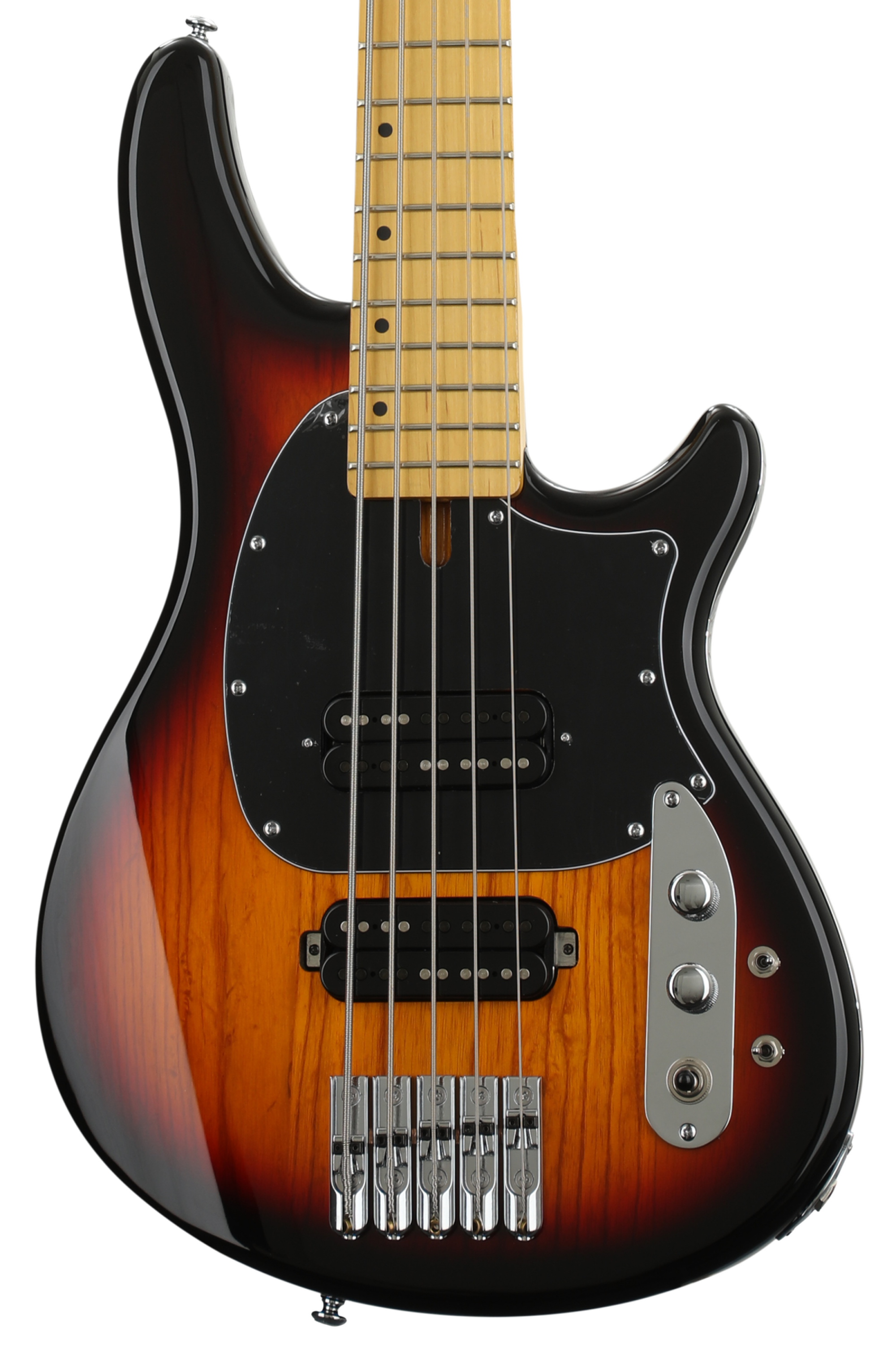 Schecter CV-5 Bass Guitar - 3-Tone Sunburst