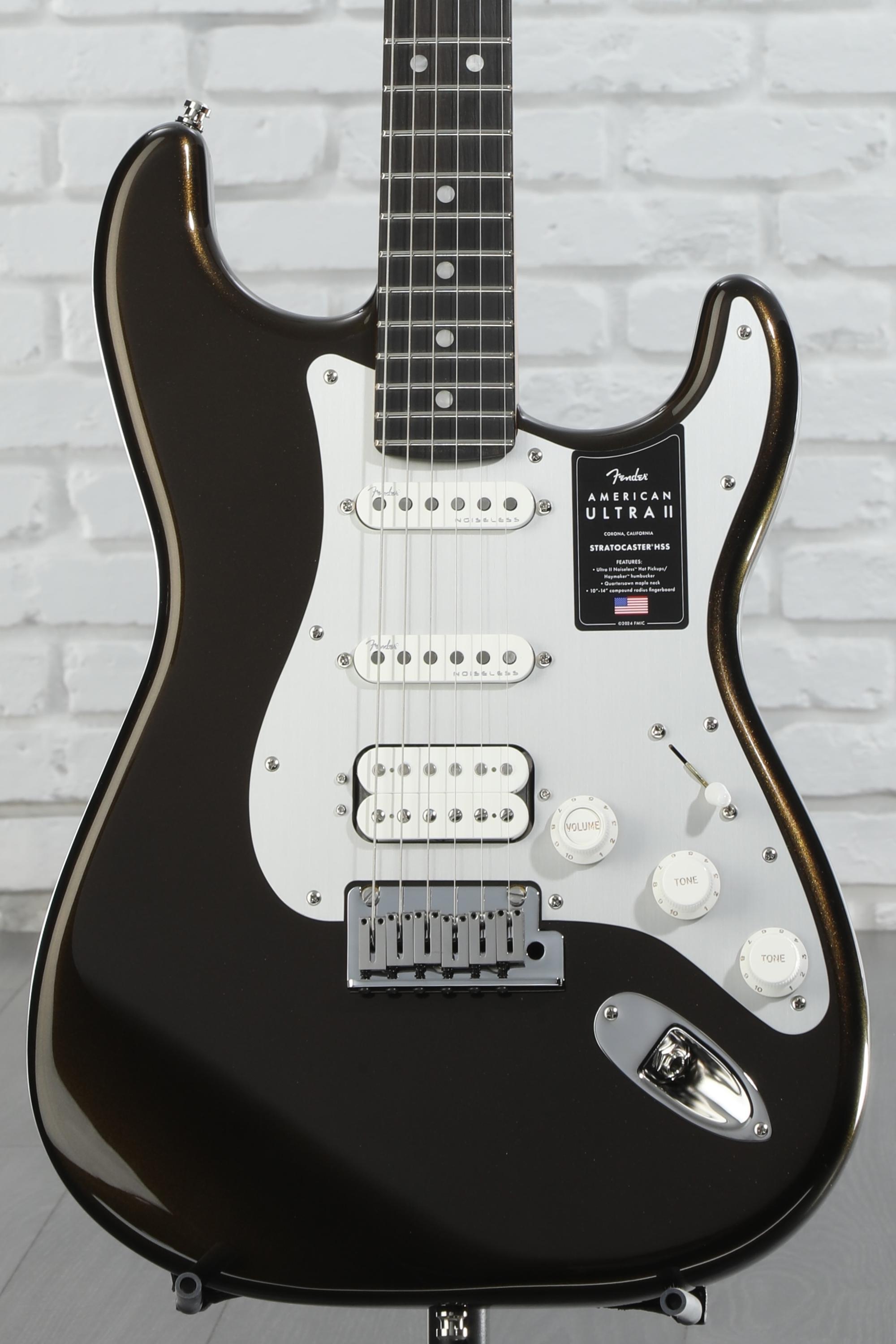 Fender American Ultra II Stratocaster HSS Electric Guitar - Texas