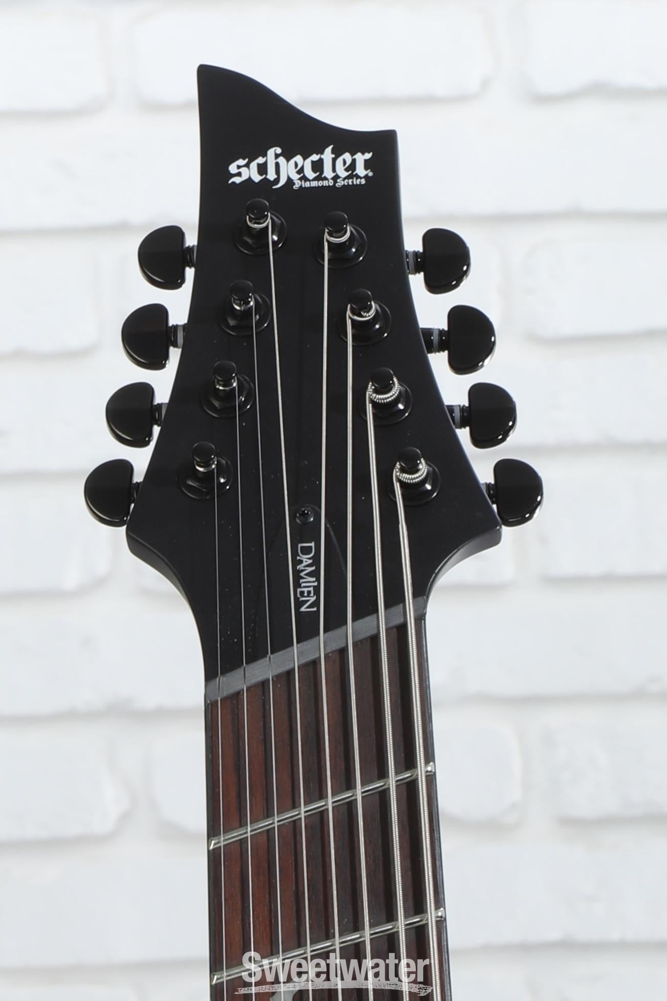 Schecter Damien-8 Multiscale Left-handed 8-string Electric Guitar |  Sweetwater