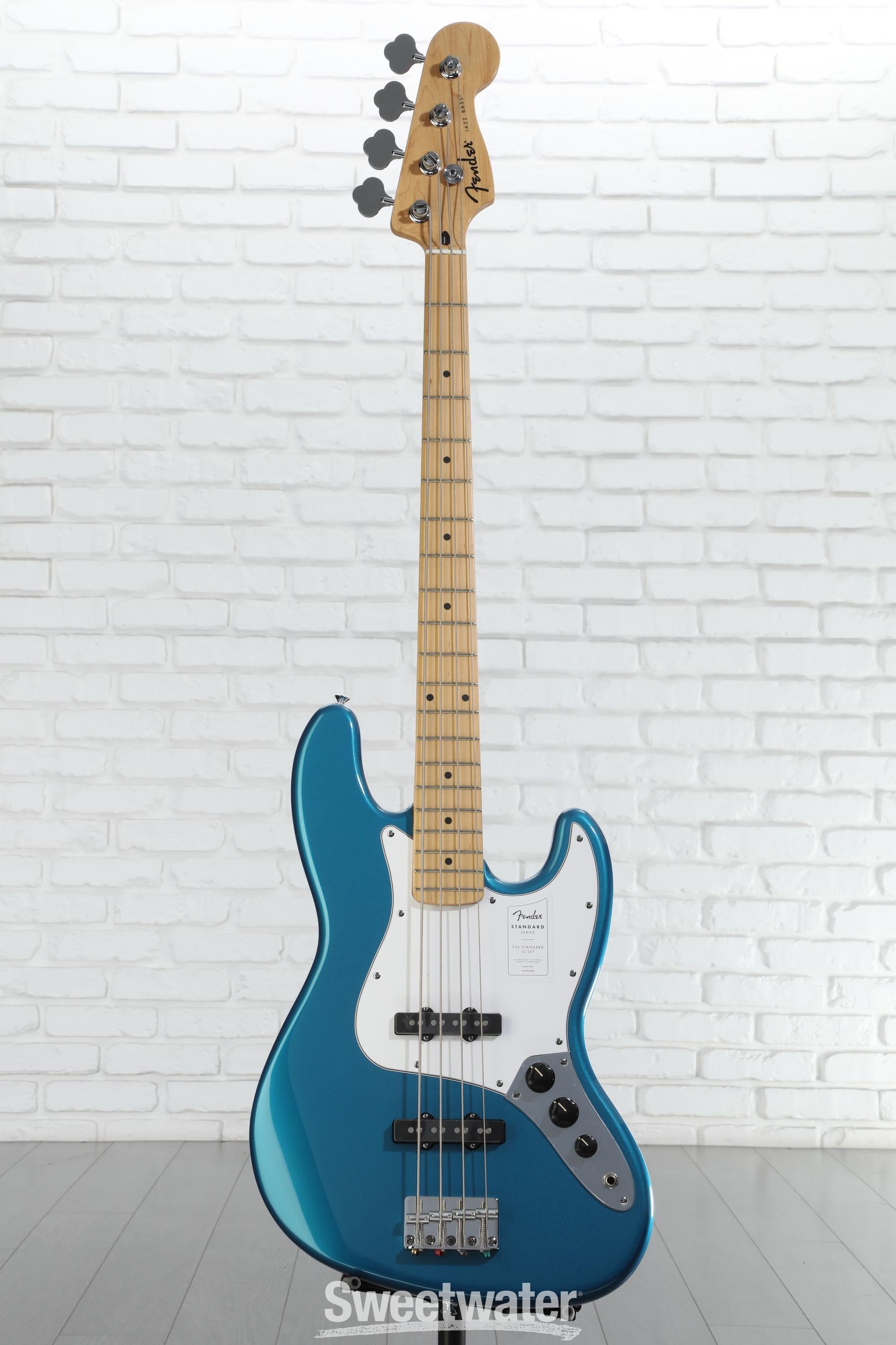 Squier Jazz Bass アクアマリン Fender Standard Jazz Bass - Aqua Marine Metallic, Maple
