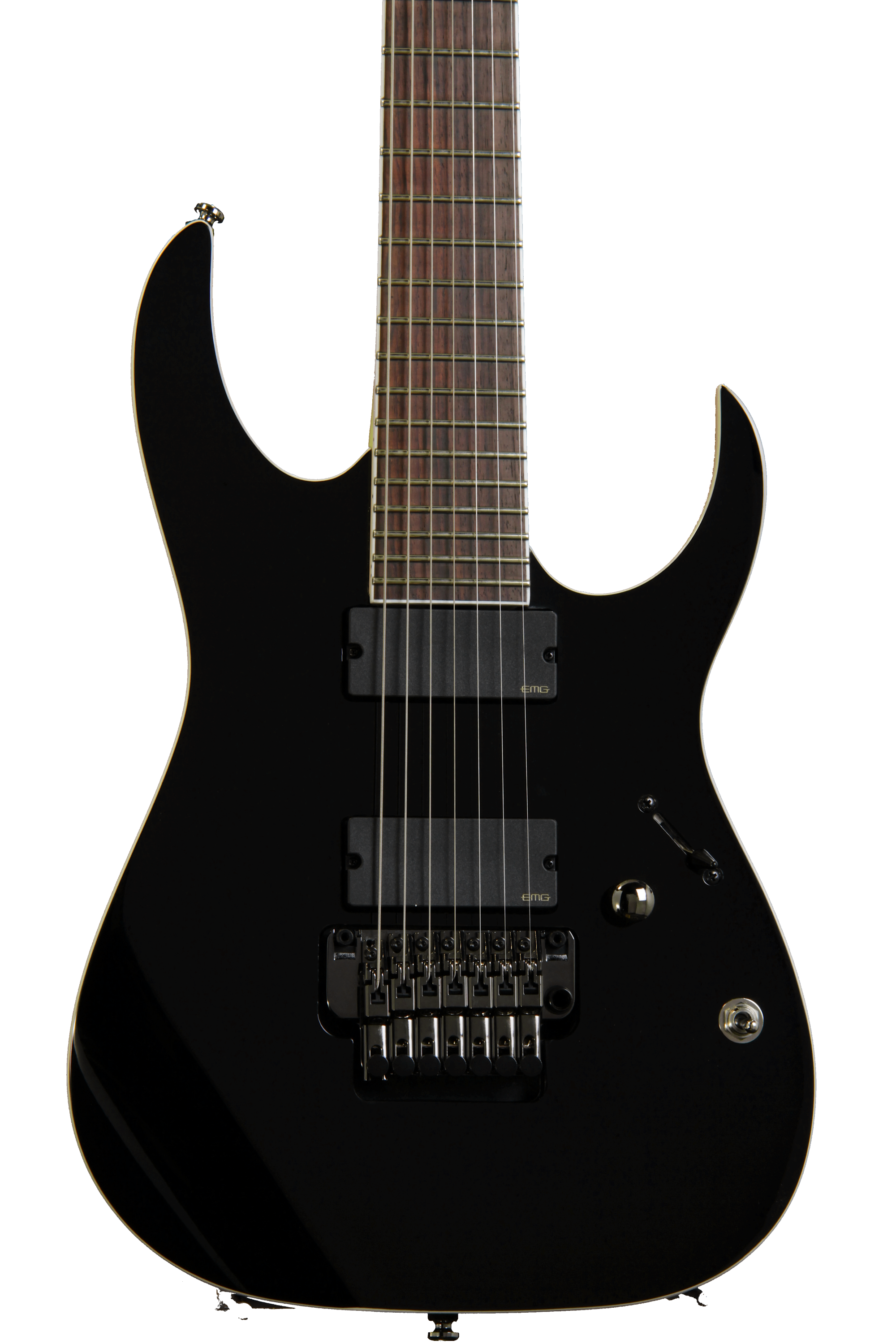Ibanez RGIR27E - Iron Label, 7-string, Black | Sweetwater