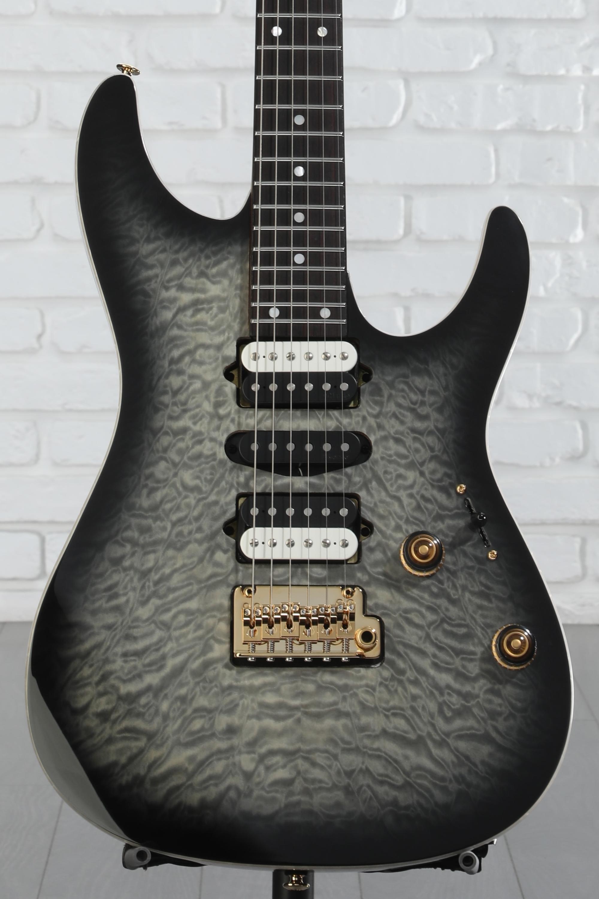 Ibanez Premium AZ47P1QM Electric Guitar - Black Ice Burst
