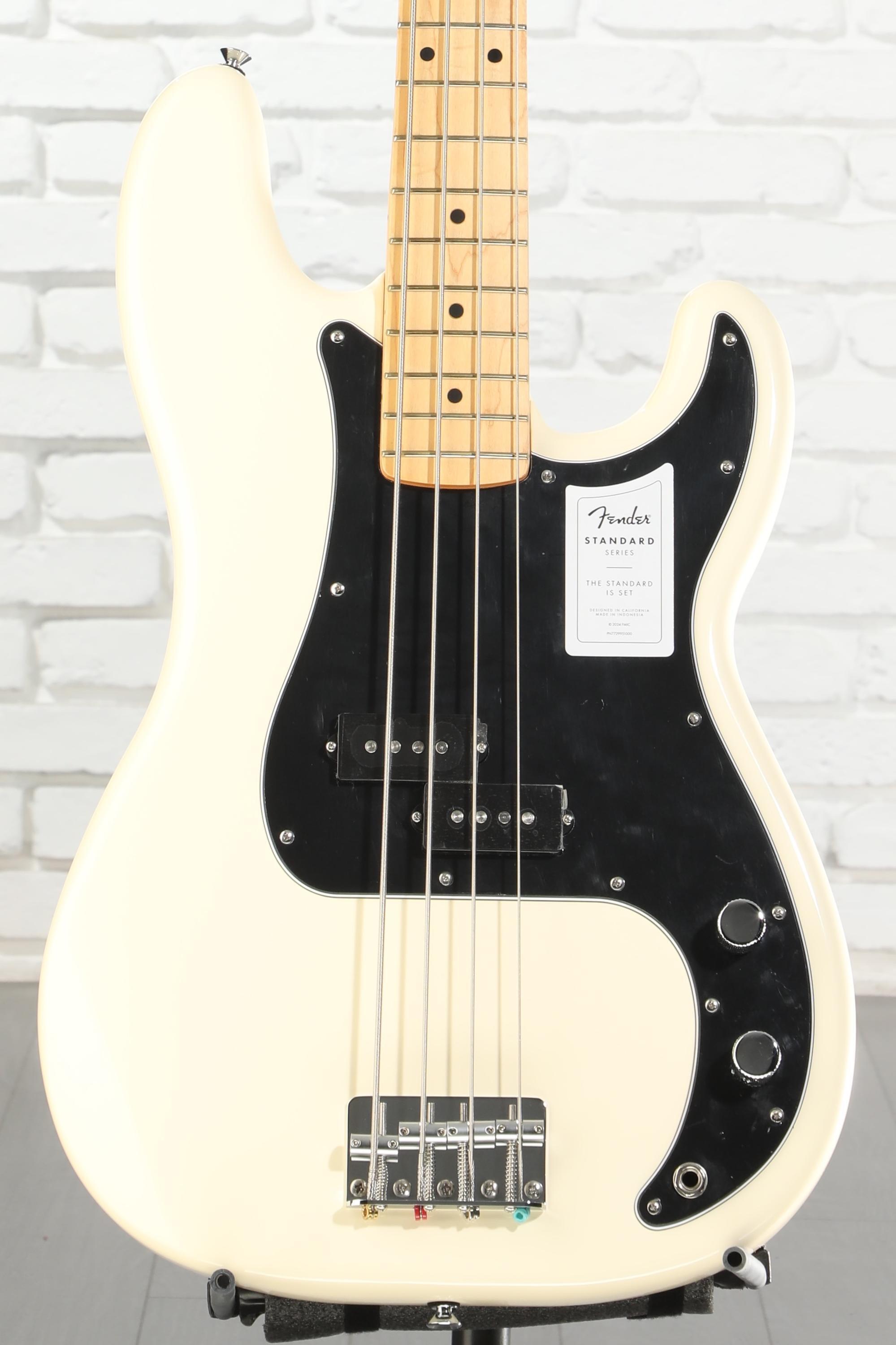 Fender Standard Precision Bass - Olympic White | Sweetwater