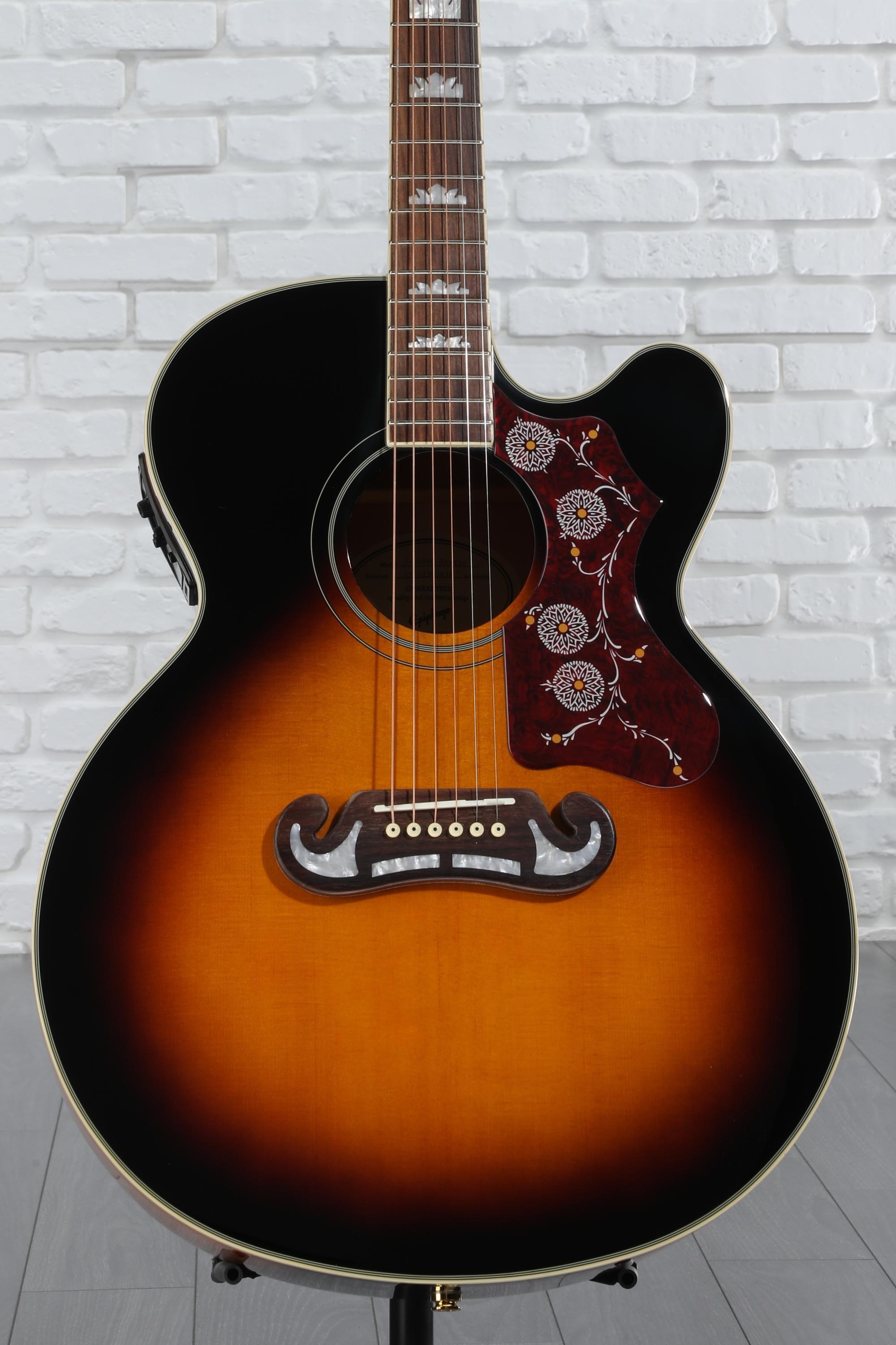 Epiphone J-200EC Studio Acoustic-Electric Guitar - Vintage