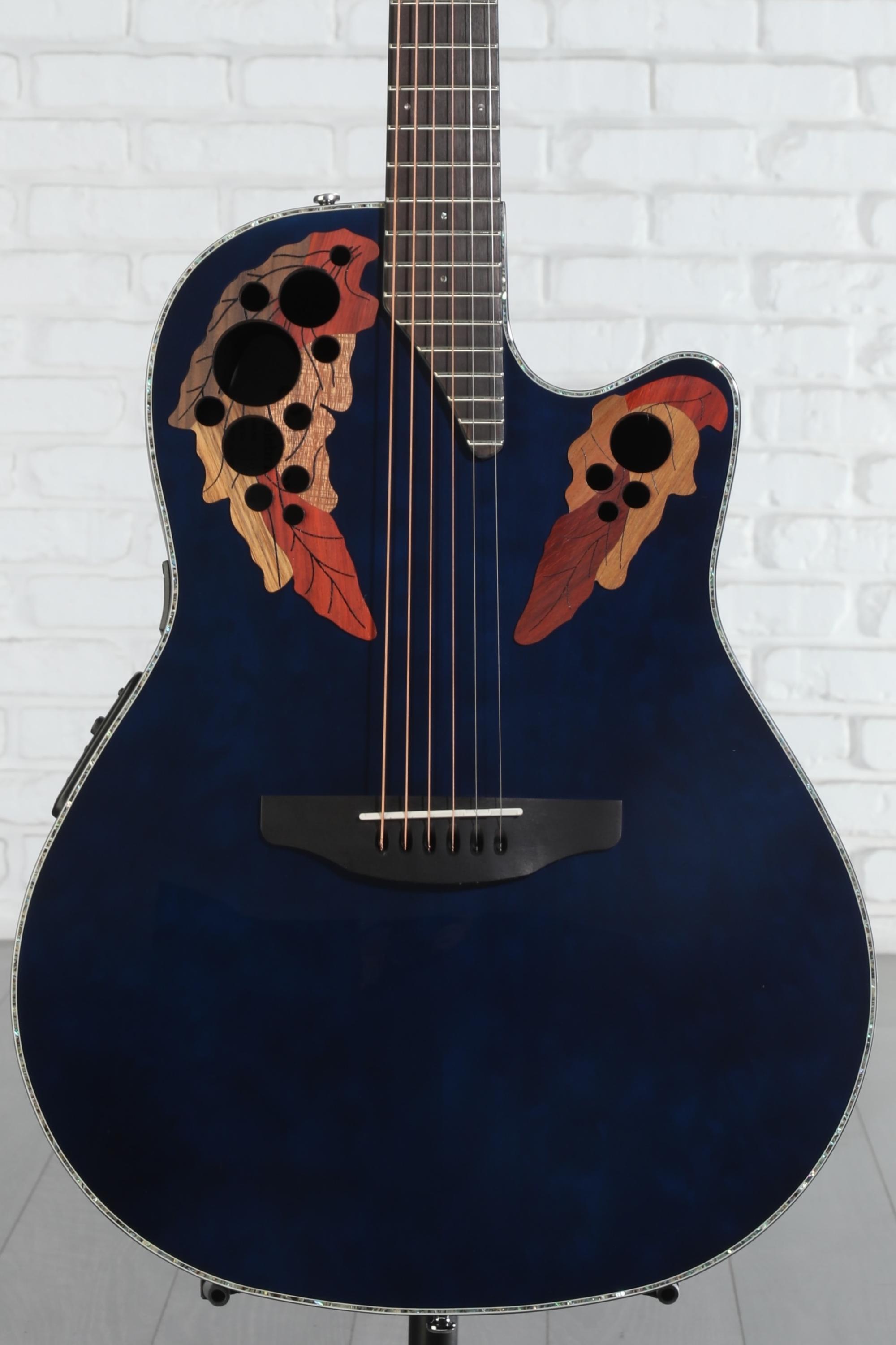 Ovation Celebrity Elite Plus CE44P-8TQ Mid-Depth Acoustic-Electric