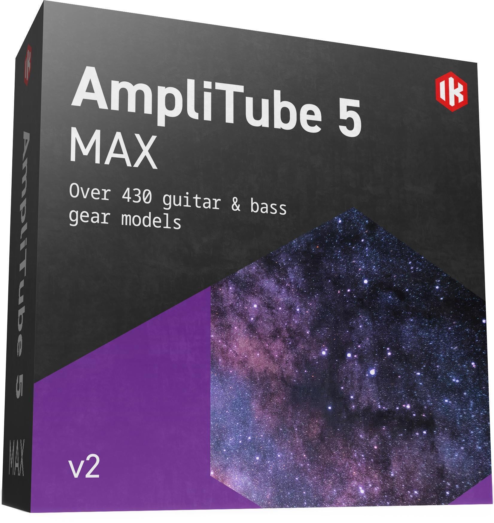 AmpliTube 5 amp simulation and guitar gear modeling software