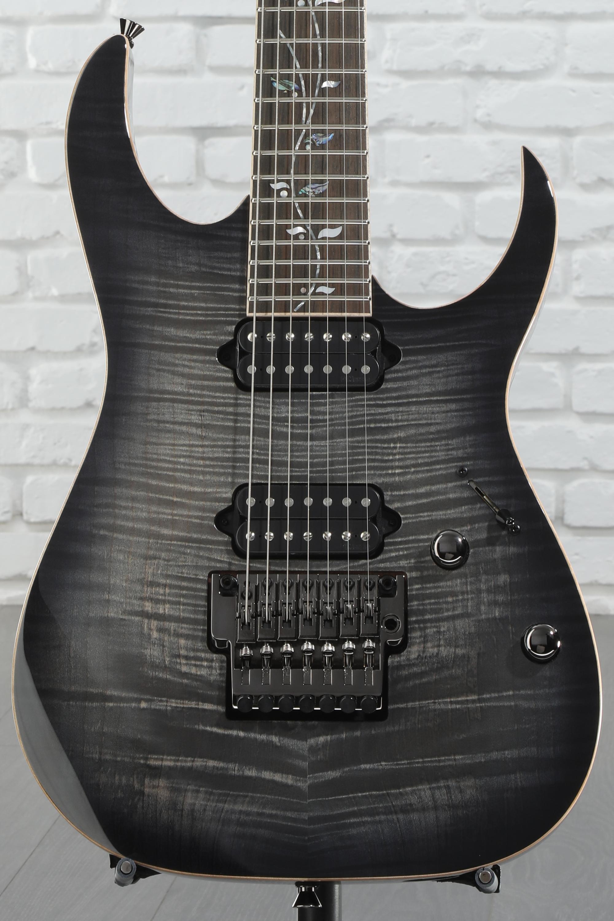 Ibanez RG8527 jcustom 7弦　ハードケース付き Platinum Ibanez RG8527 RG j.custom 7 String Electric Guitar
