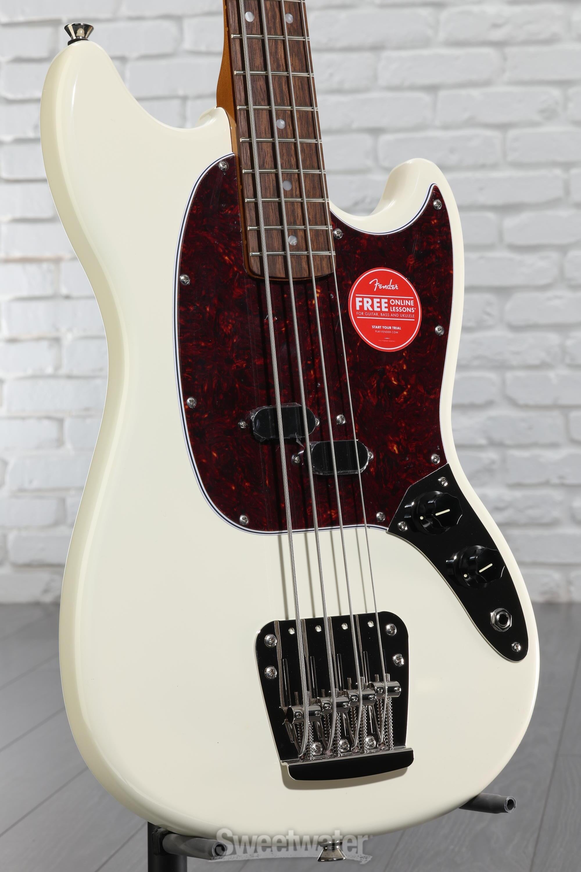 ベース Squier Classic Vibe 60s Mustang Bass Squier Classic Vibe '60s Mustang Bass - Olympic White