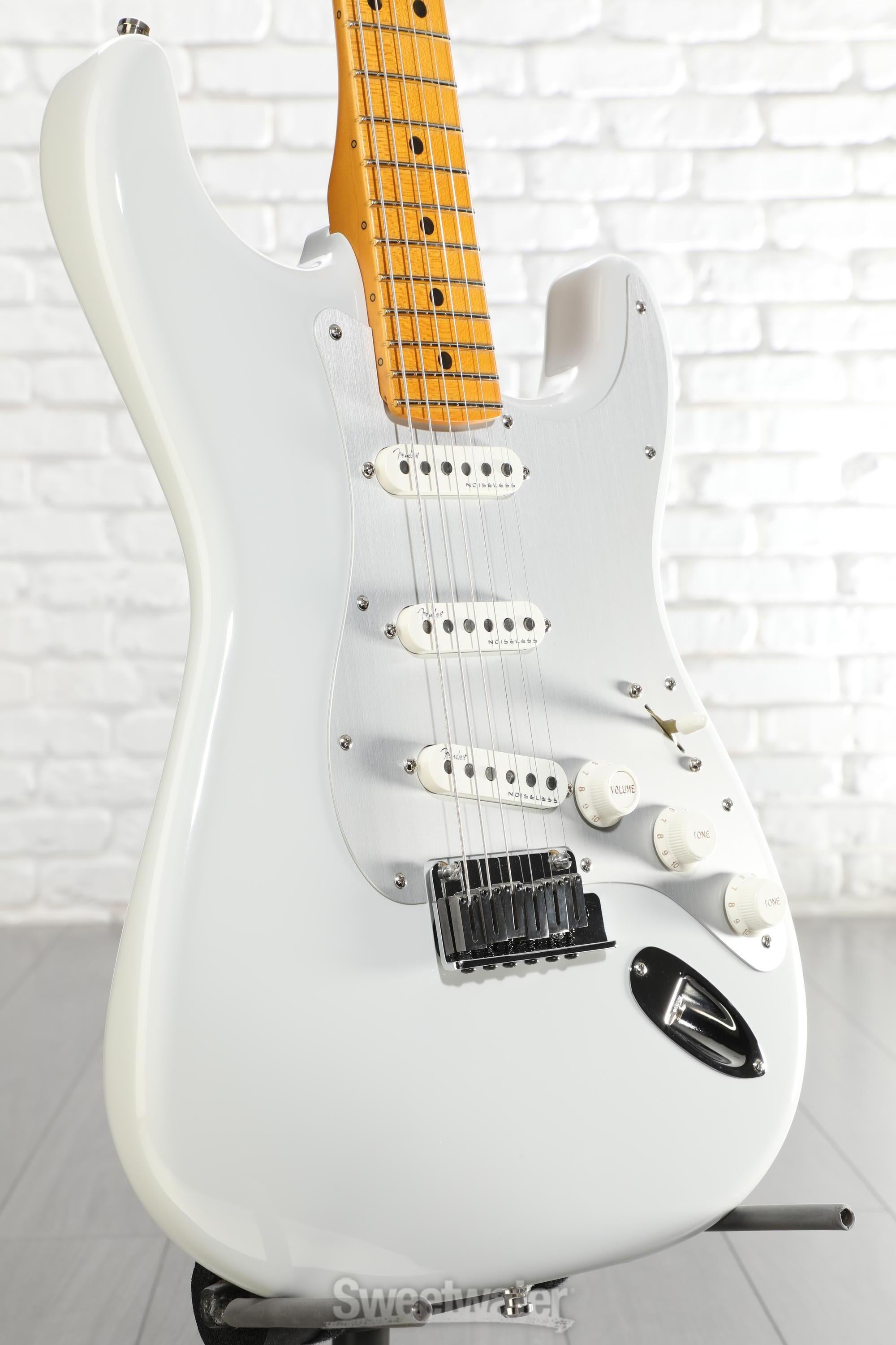 Photo of Fender American Ultra II Stratocaster Electric Guitar - Avalanche, Maple Fingerboard