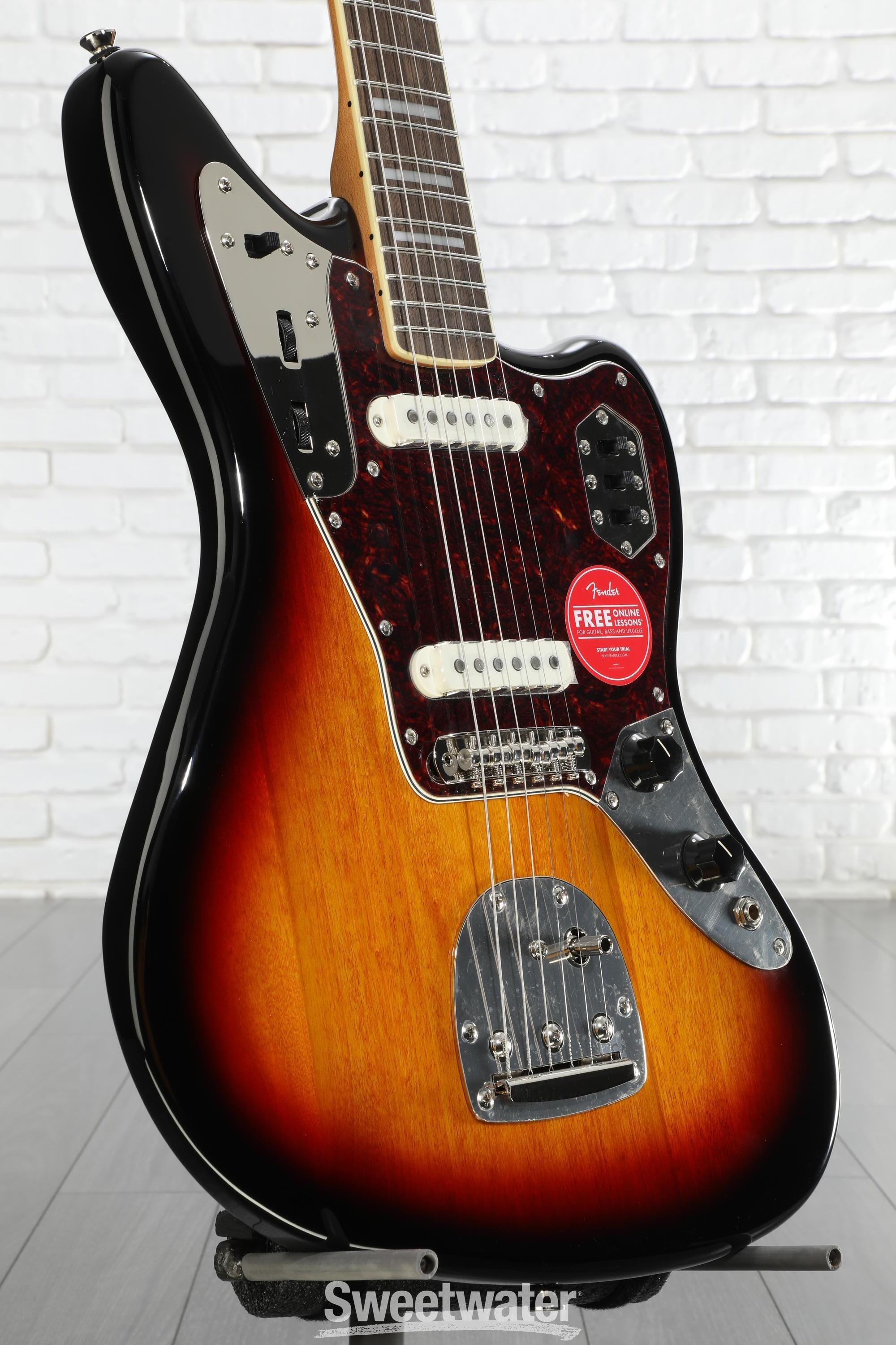 ギター SQUIER Classic Vibe 70s Jaguar 3TS Squier Classic Vibe '70s Jaguar - 3-Tone Sunburst | Sweetwater