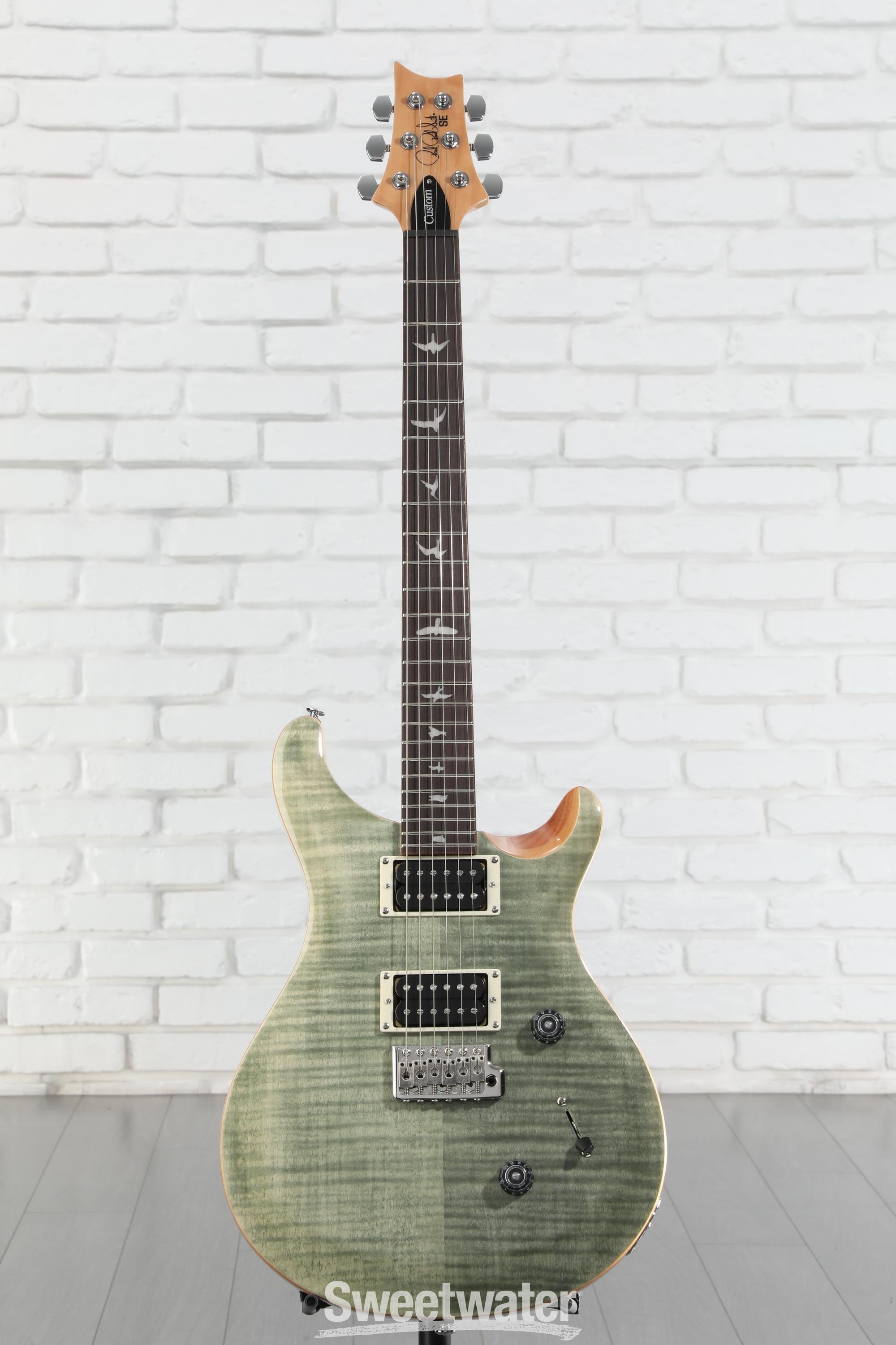 ギター PaulReedSmith SE Custom24 Trampas Green PRS SE Custom 24 Electric Guitar - Trampas Green, Sweetwater