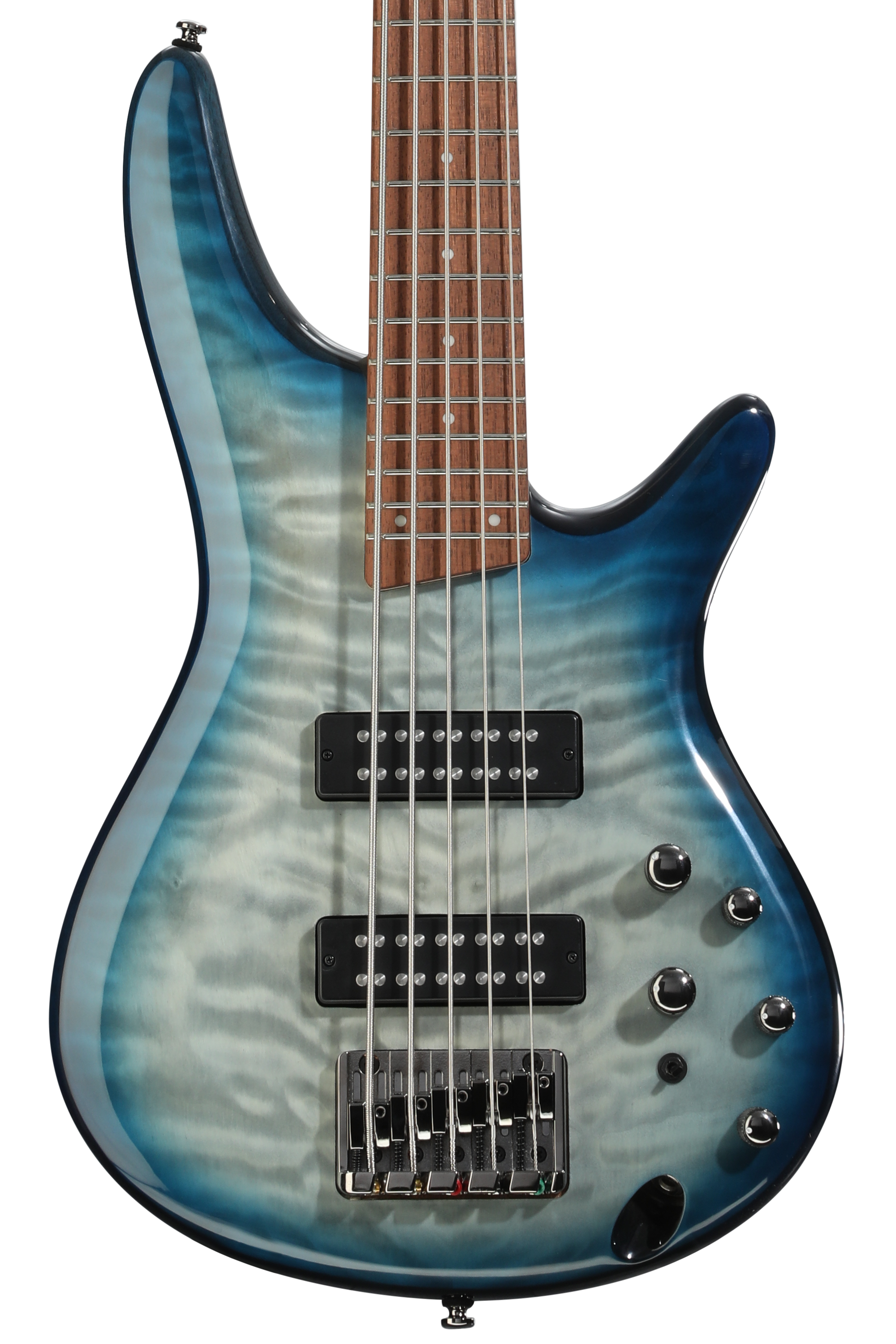 Ibanez SR505 5-string - Sapphire Blue Flat | Sweetwater