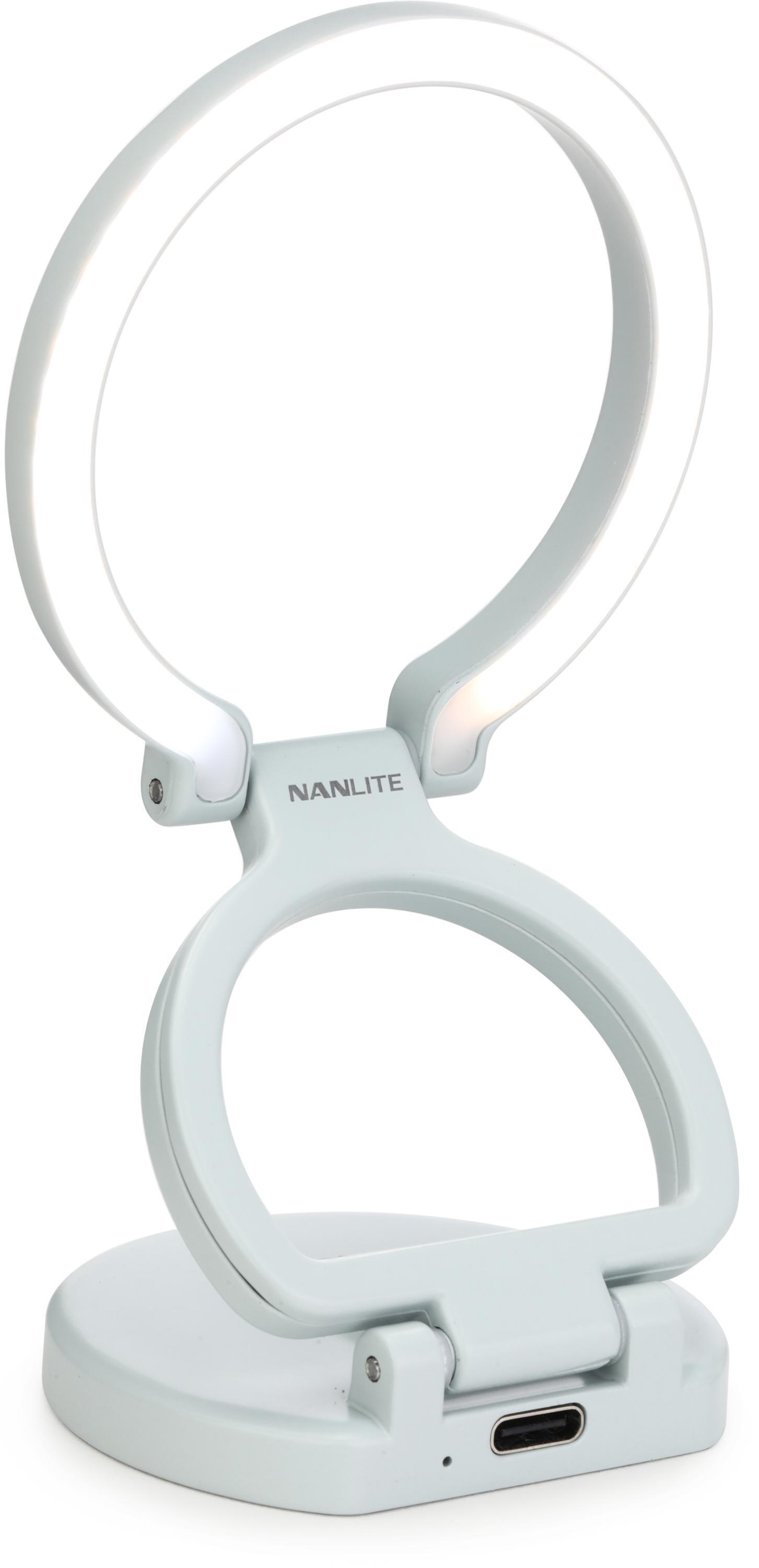 Photo of Nanlite Lumo LED Ring Light - Mint Blue