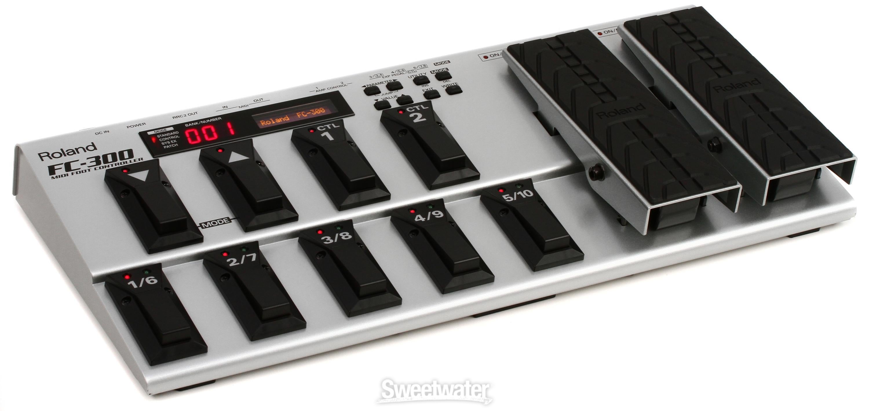 Roland FC-300 MIDI Foot Controller Reviews | Sweetwater