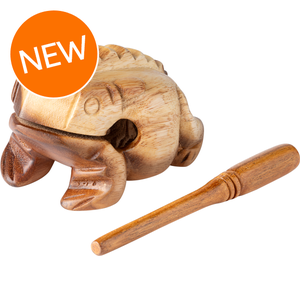 Wooden frog guiro deals