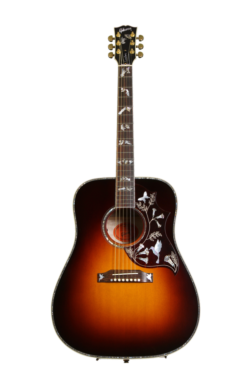 Gibson Acoustic Hummingbird Custom Quilt 2013 | Sweetwater