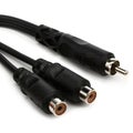 Photo of Hosa YRA-104 Y Cable - RCA Male to Dual RCA Female