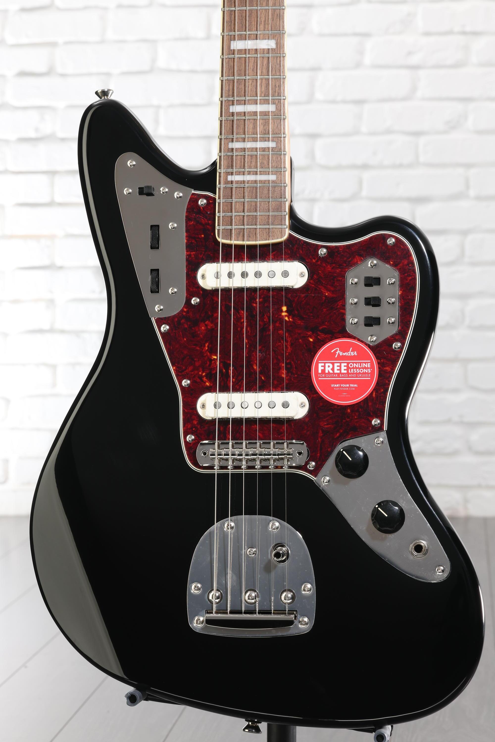 Squier Classic Vibe '70s Jaguar - Black | Sweetwater