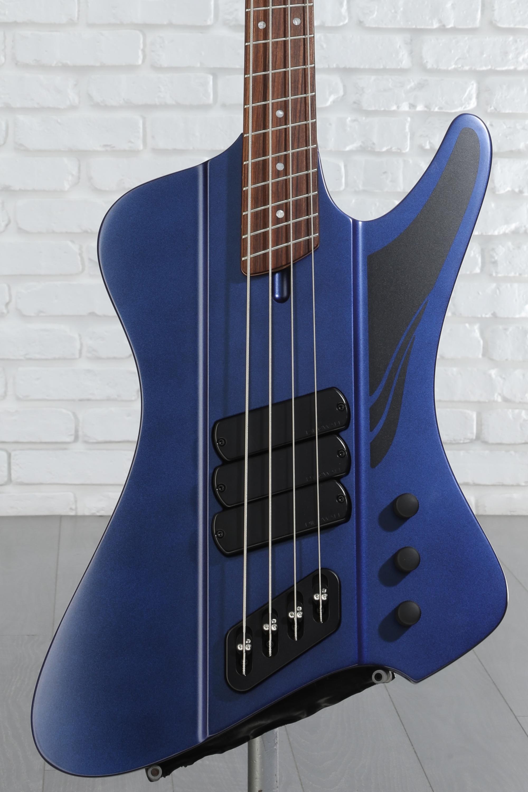 Dingwall Guitars D-Roc Multi-scale Bass Guitar - Matte Blue to