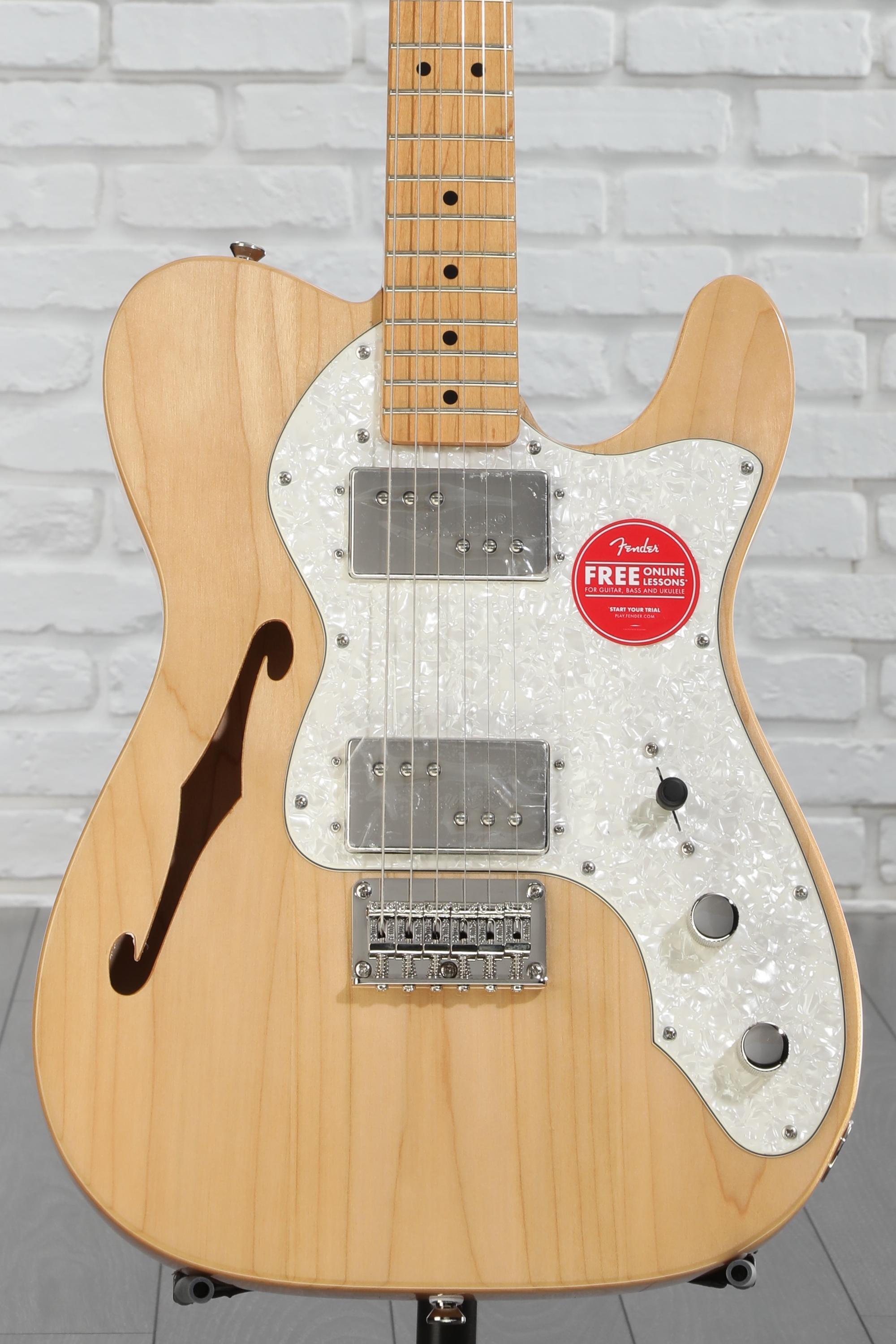 ギター Squier by Fender 70s Telecaster Thinline Squier Classic Vibe '70s Telecaster Thinline - Natural