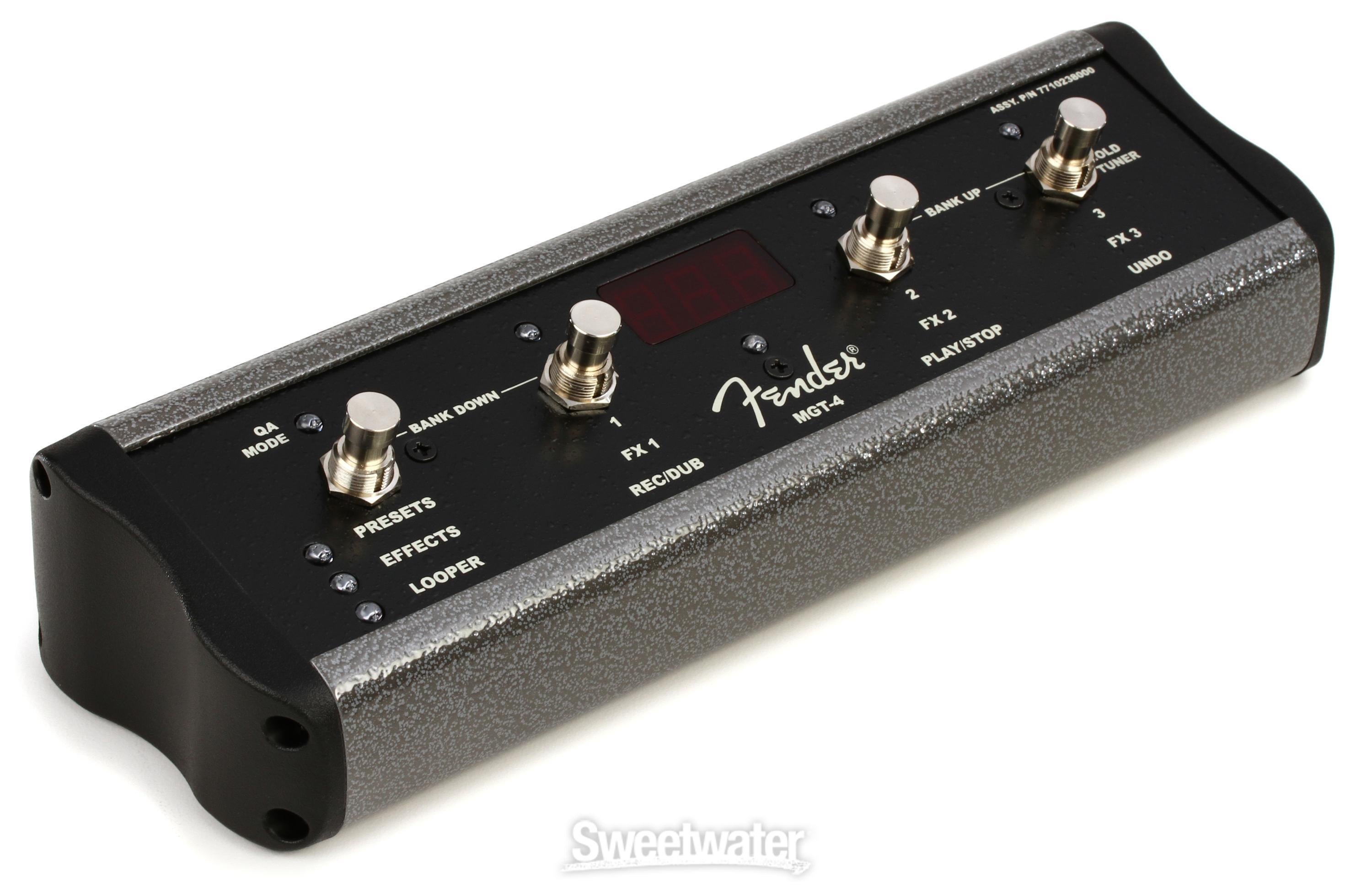 Fender MGT-4 4-button Mustang GT Footswitch Reviews | Sweetwater