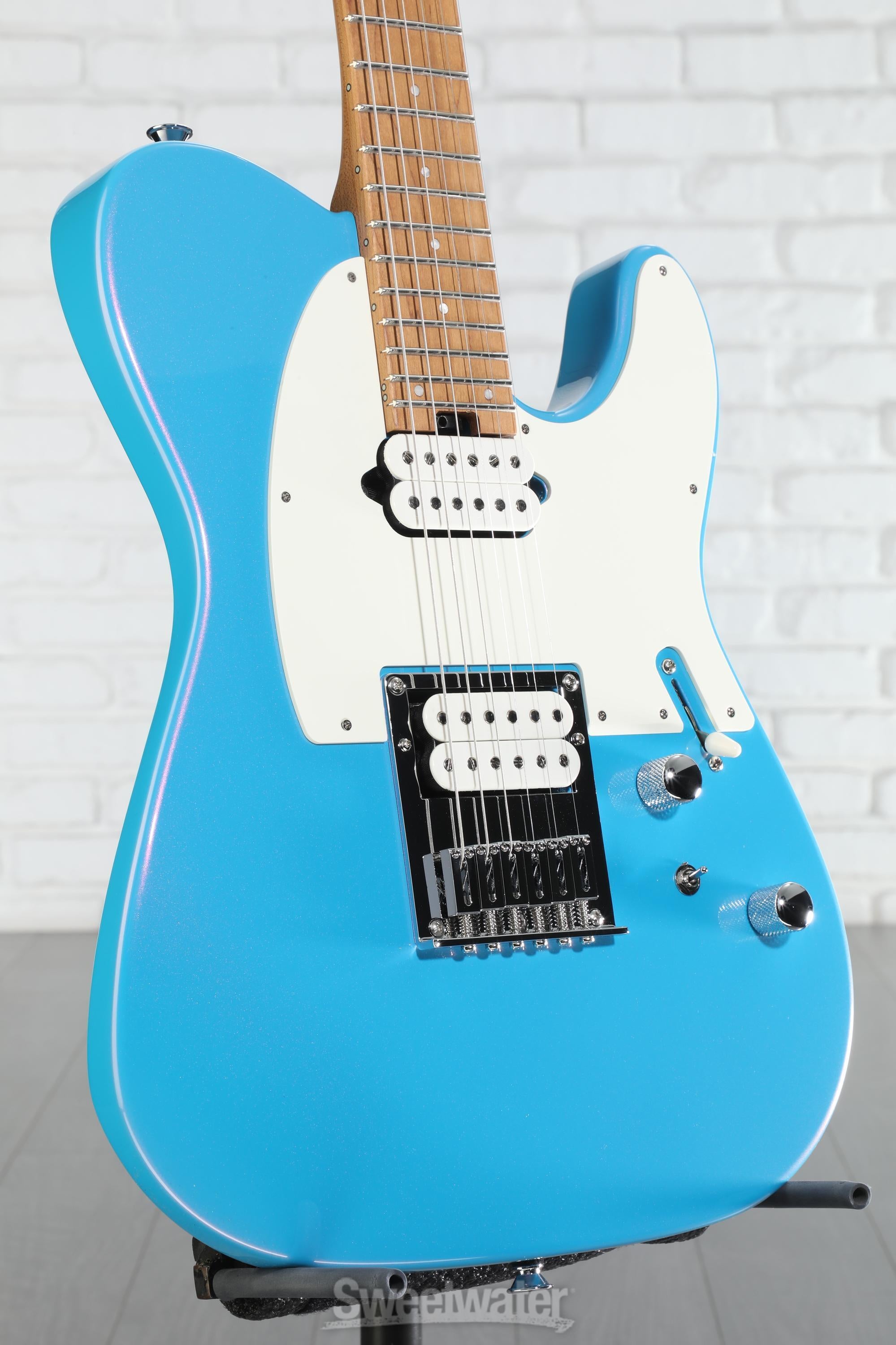 ギター Charvel Pro-Mod So-Cal Robin's Egg Blue Charvel Pro-Mod So-Cal Style 2 24 HT HH Electric Guitar - Robin's