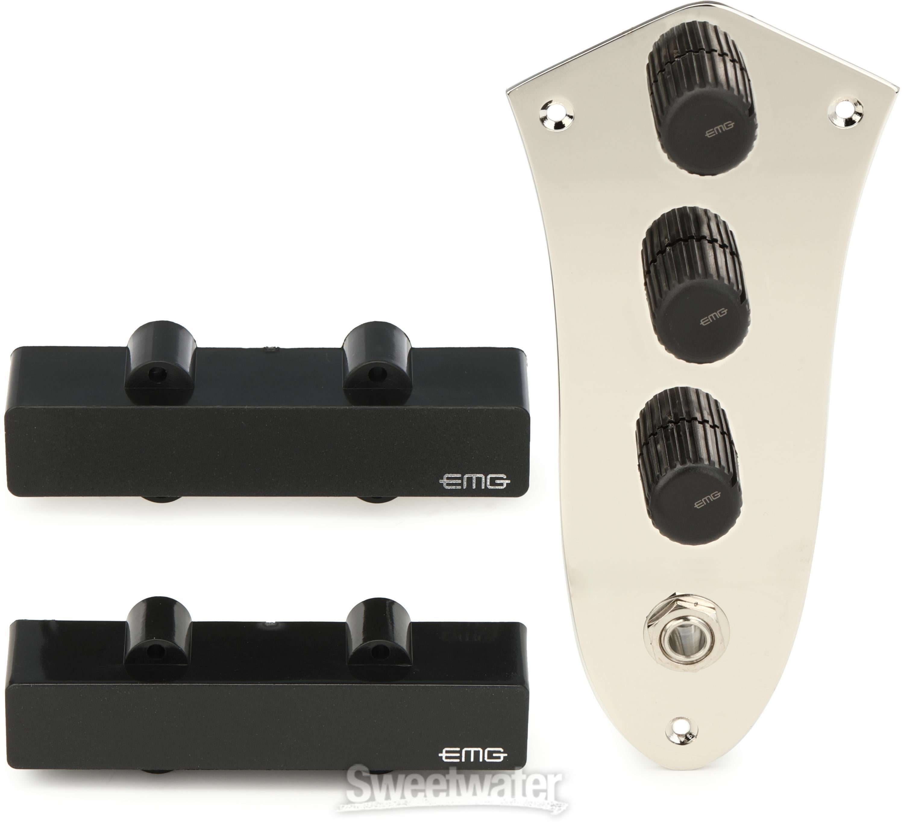 J　Black-　Pickup　新品　J-Bass　System　EMG　Set