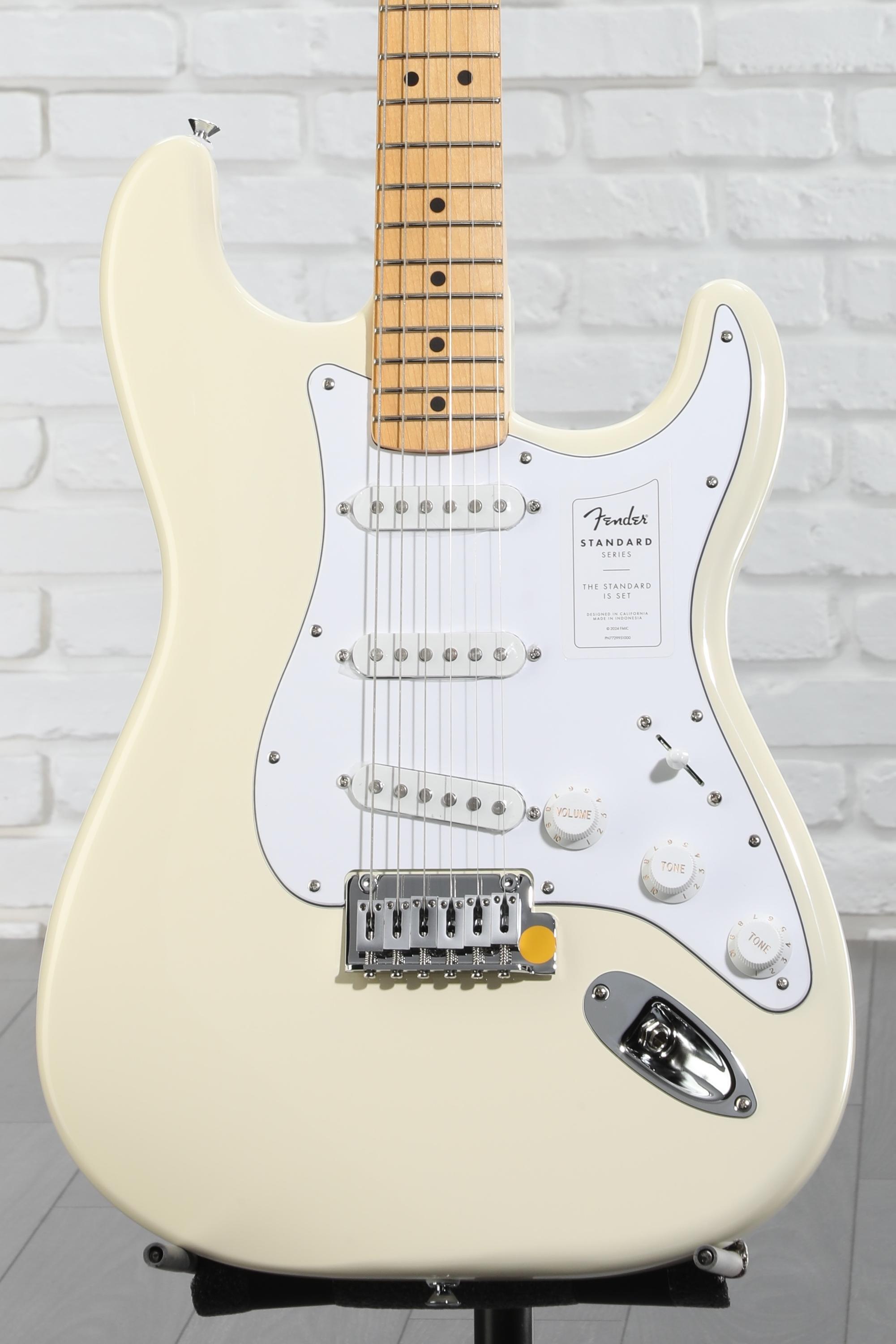 Fender Standard Stratocaster Electric Guitar - Olympic White