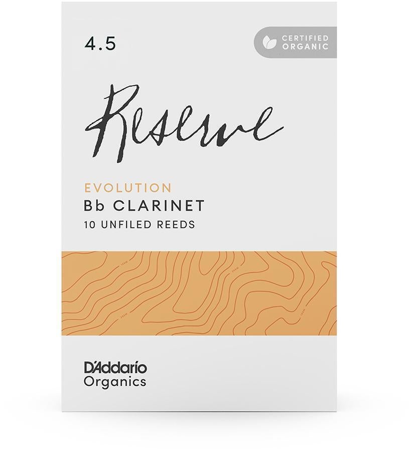 Photo of D'Addario Organics Reserve Evolution Bb Clarinet Reeds - 4.5 (10-pack)
